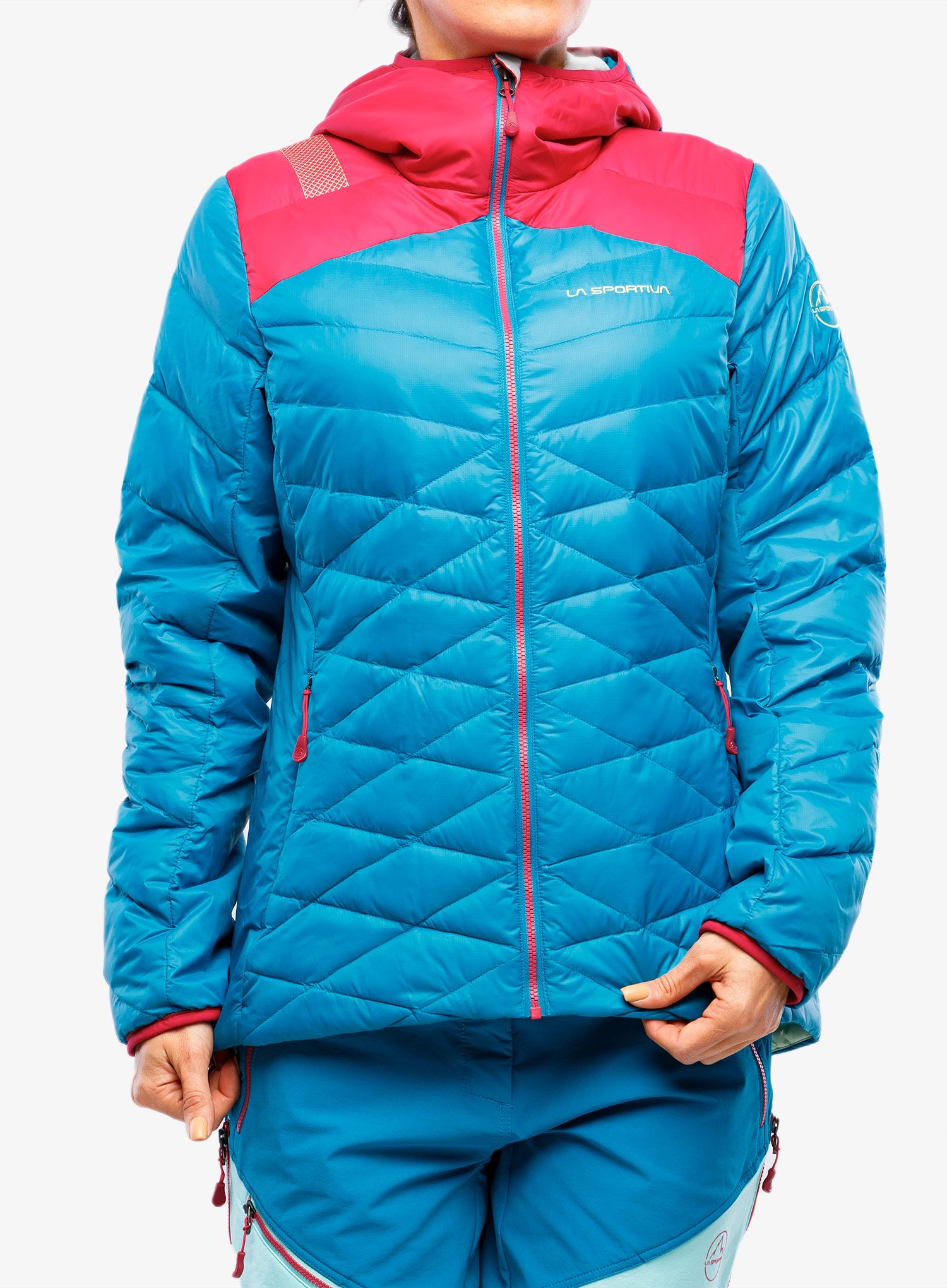 Ženska puhovka La Sportiva Deimos Down Jacket - crystal/cerise