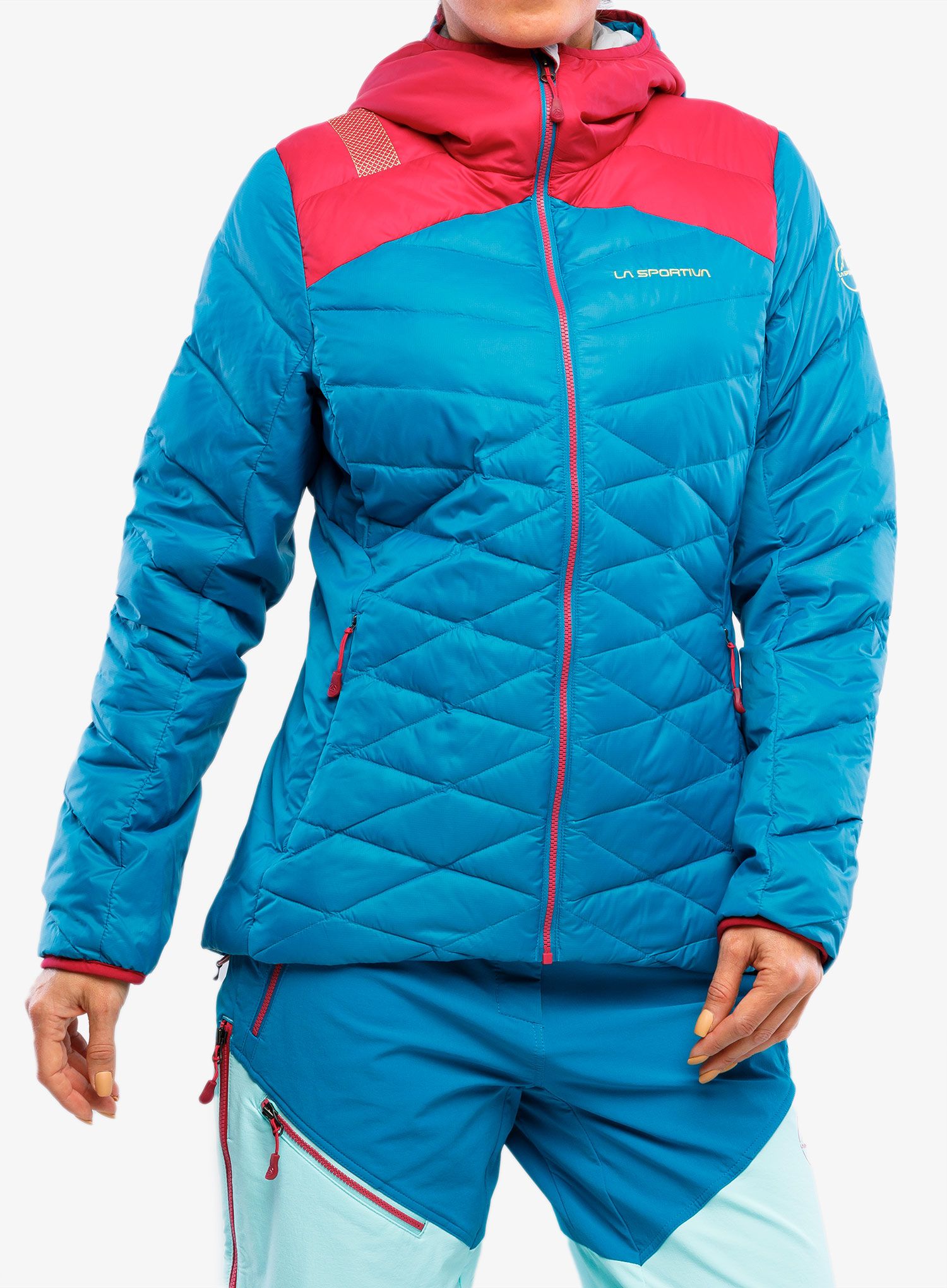 Ženska puhovka La Sportiva Deimos Down Jacket - crystal/cerise