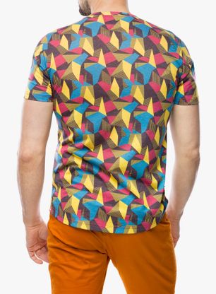 Majica La Sportiva Dimension T-Shirt - cerise/yellow