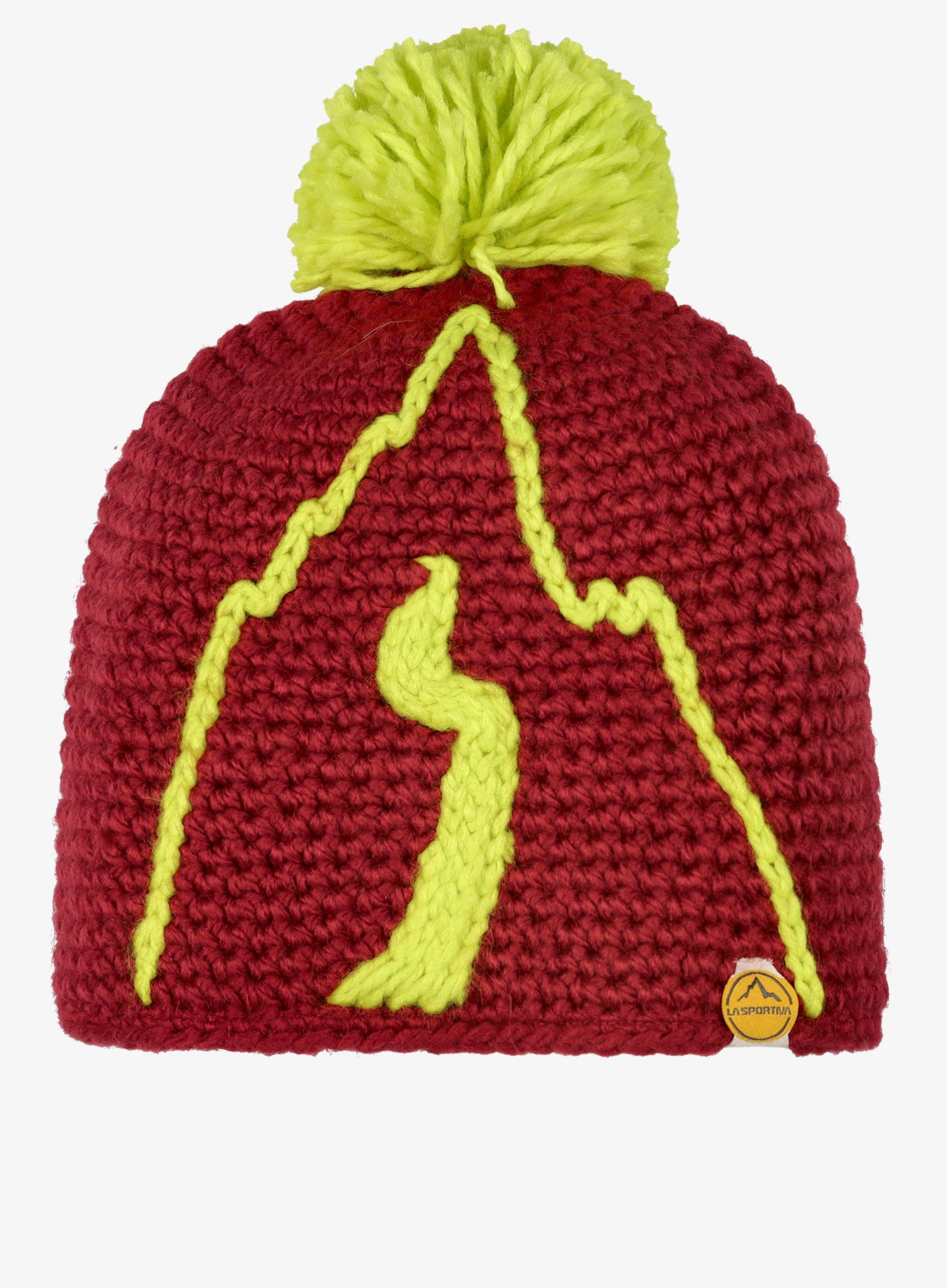 Zimska kapa La Sportiva Dorado Beanie - sangria/lime punch