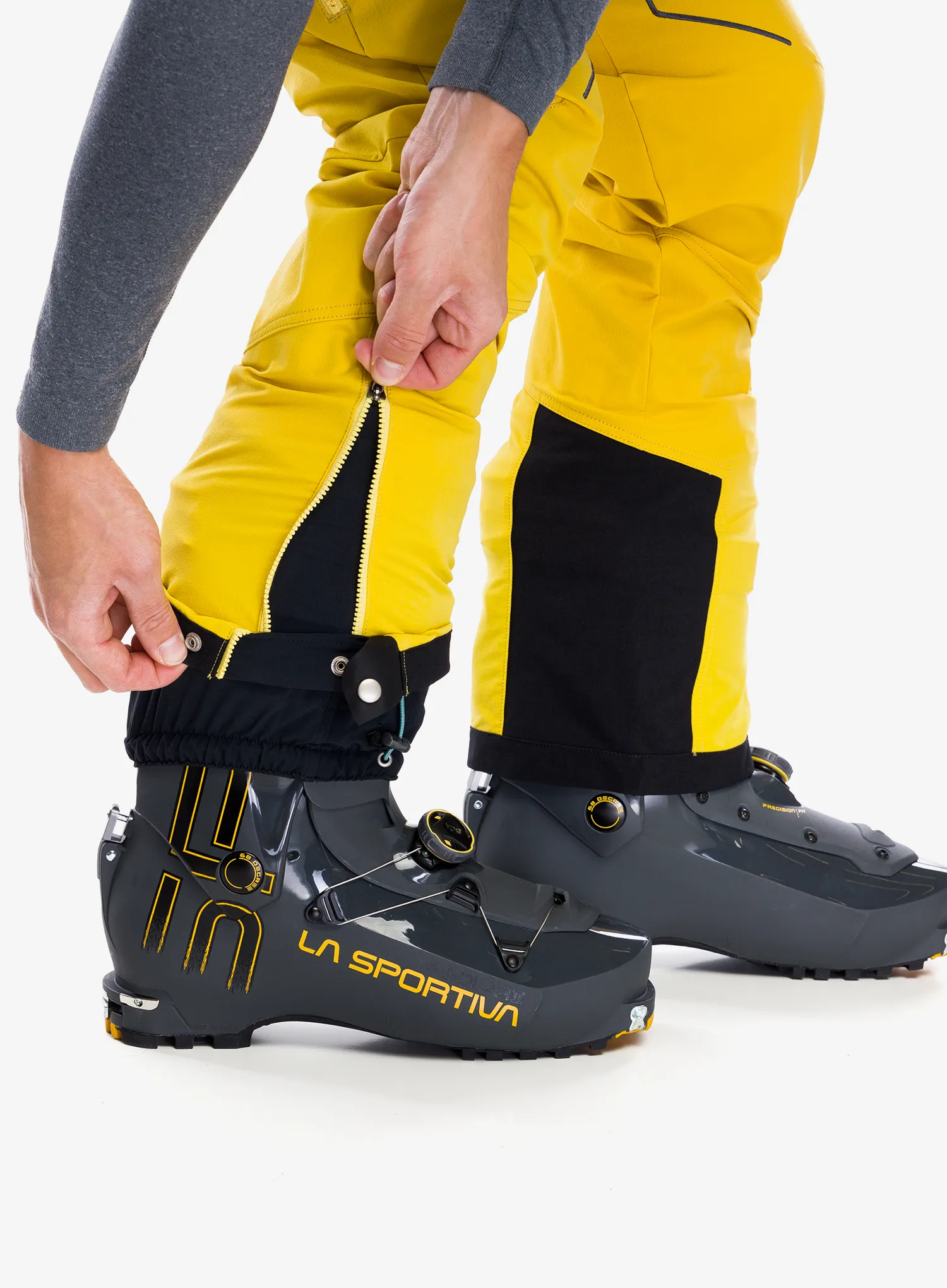 Hlače za turno smučanje La Sportiva Excelsior Pant - bamboo