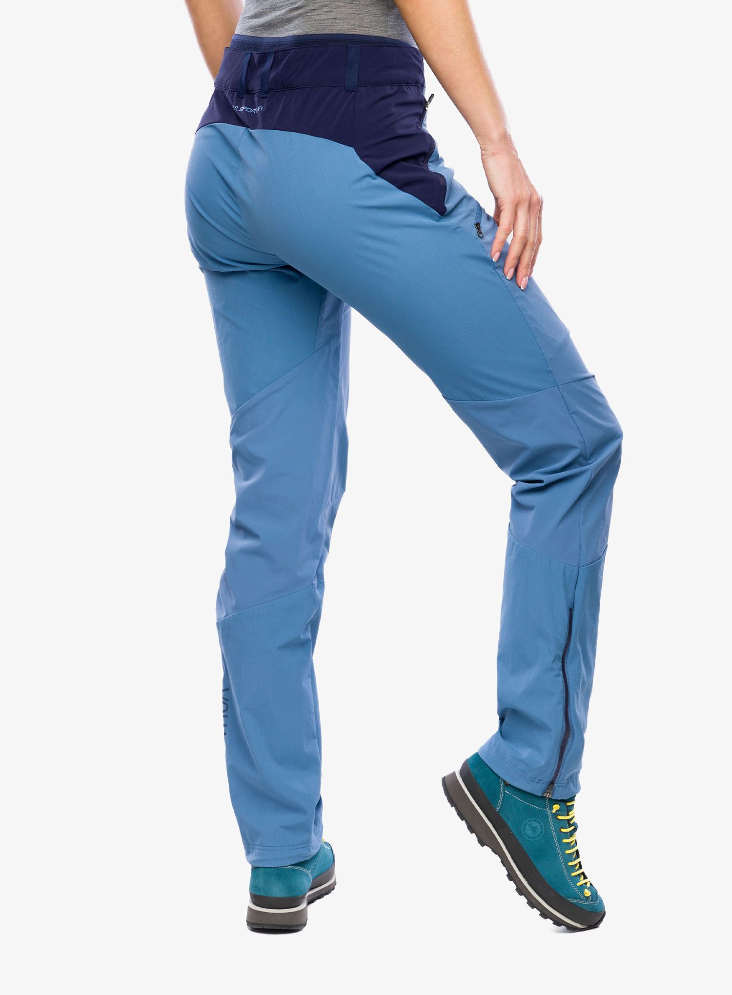 Ženske treking hlače La Sportiva Monument Pant - moonlight/deep sea