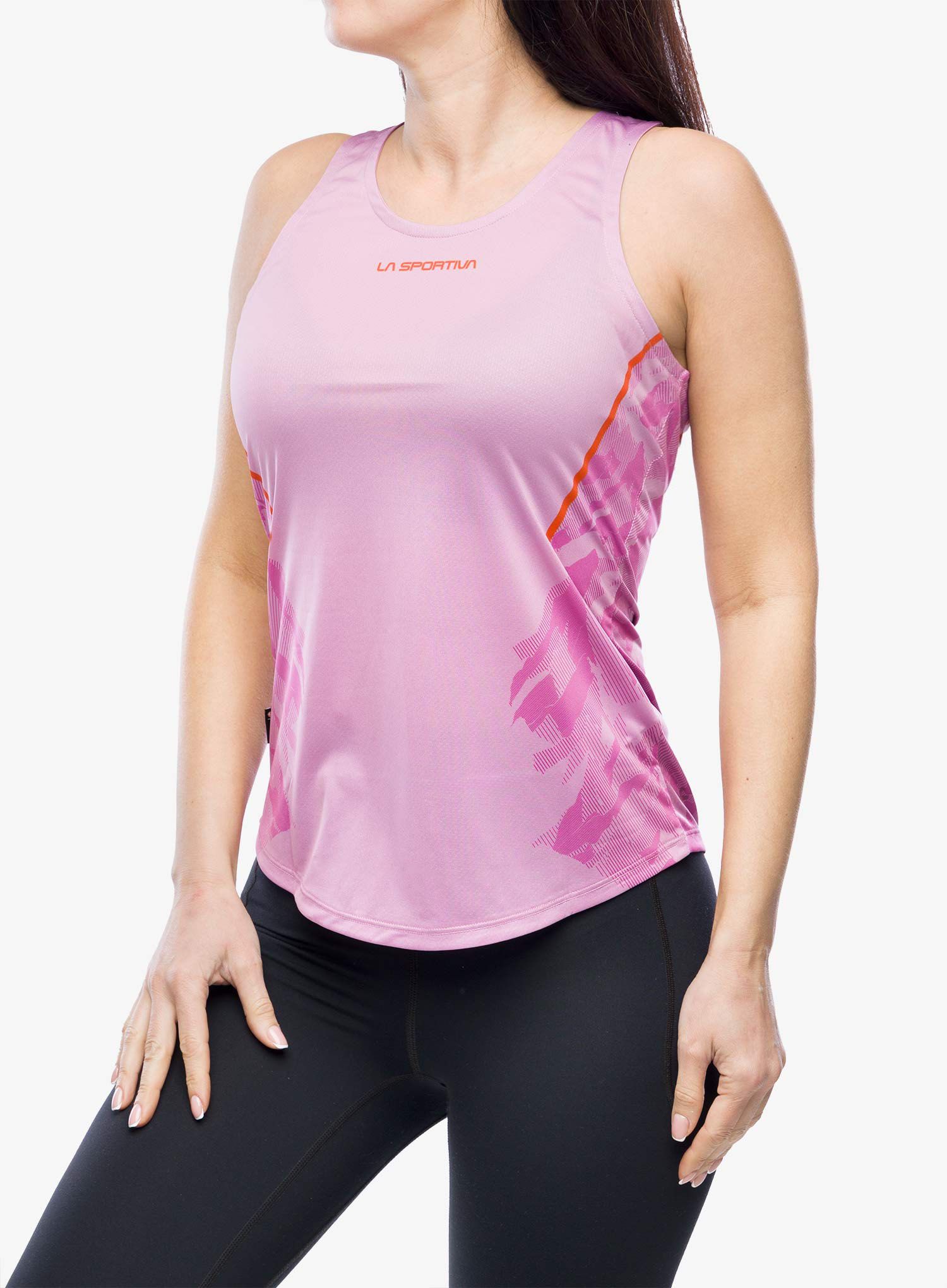 Ženski top La Sportiva Pacer Tank - rose/springtime