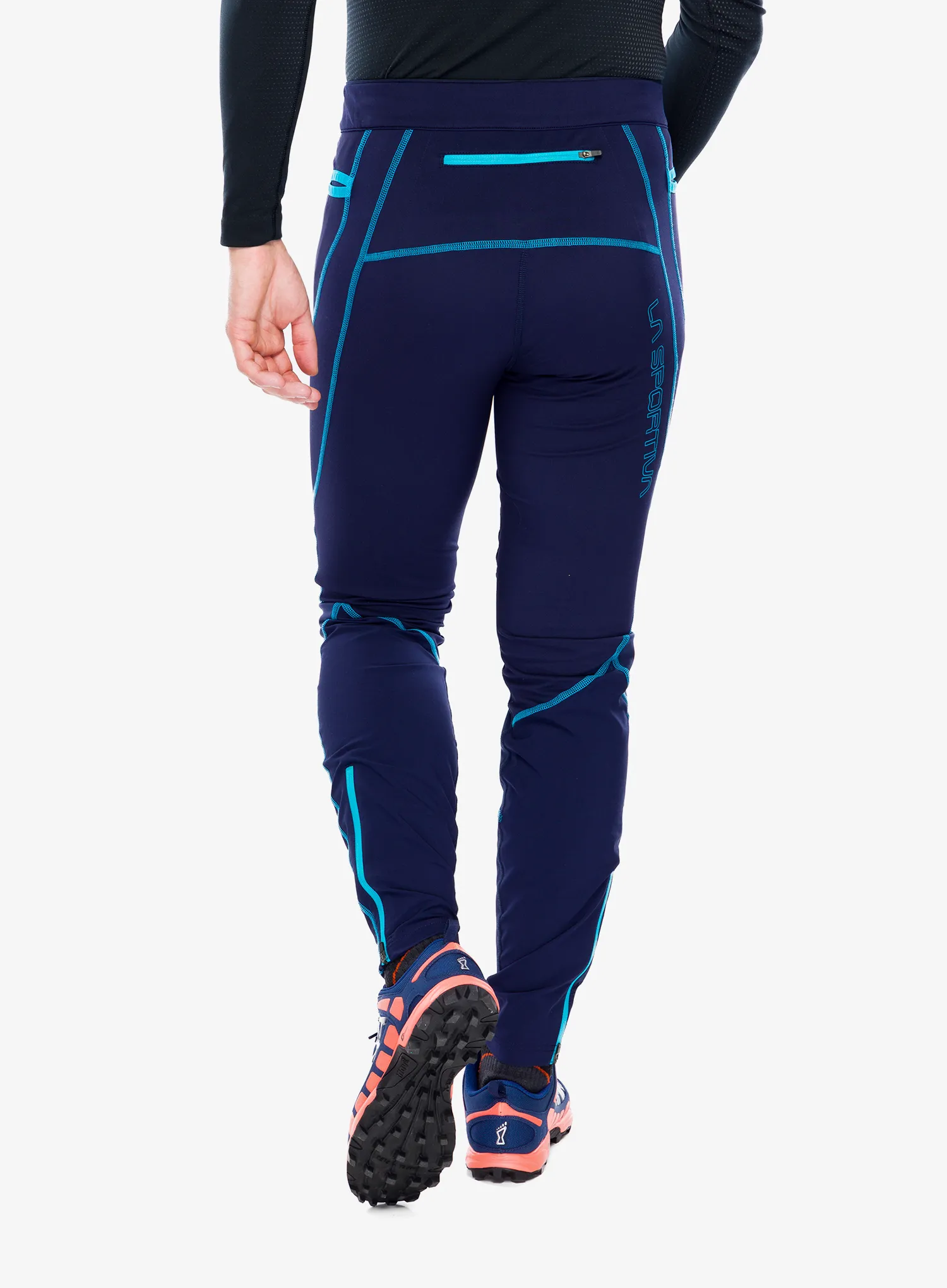 Tekaške pajkice La Sportiva Primal Pant - deep sea/tropic blue