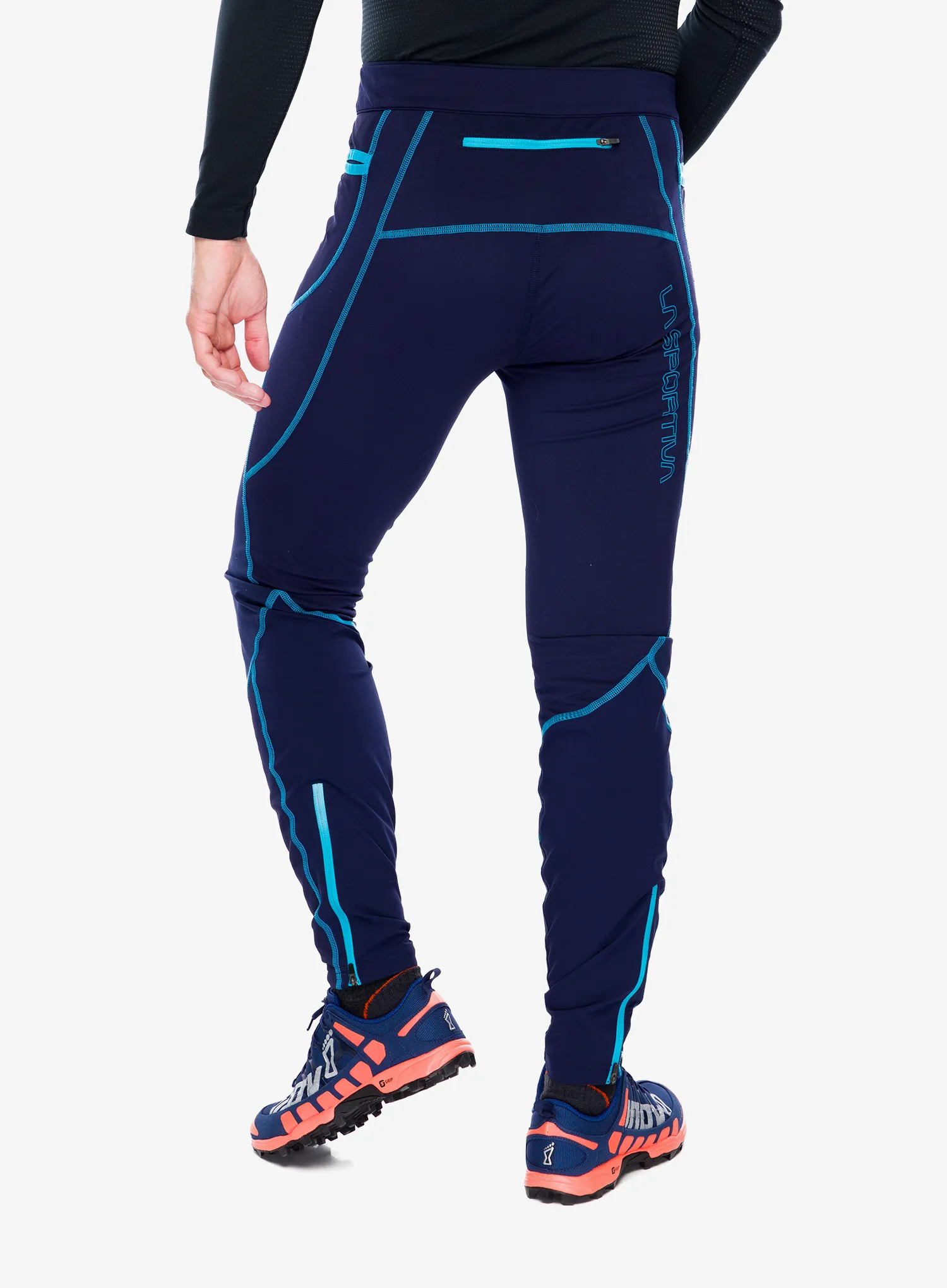 Tekaške pajkice La Sportiva Primal Pant - deep sea/tropic blue