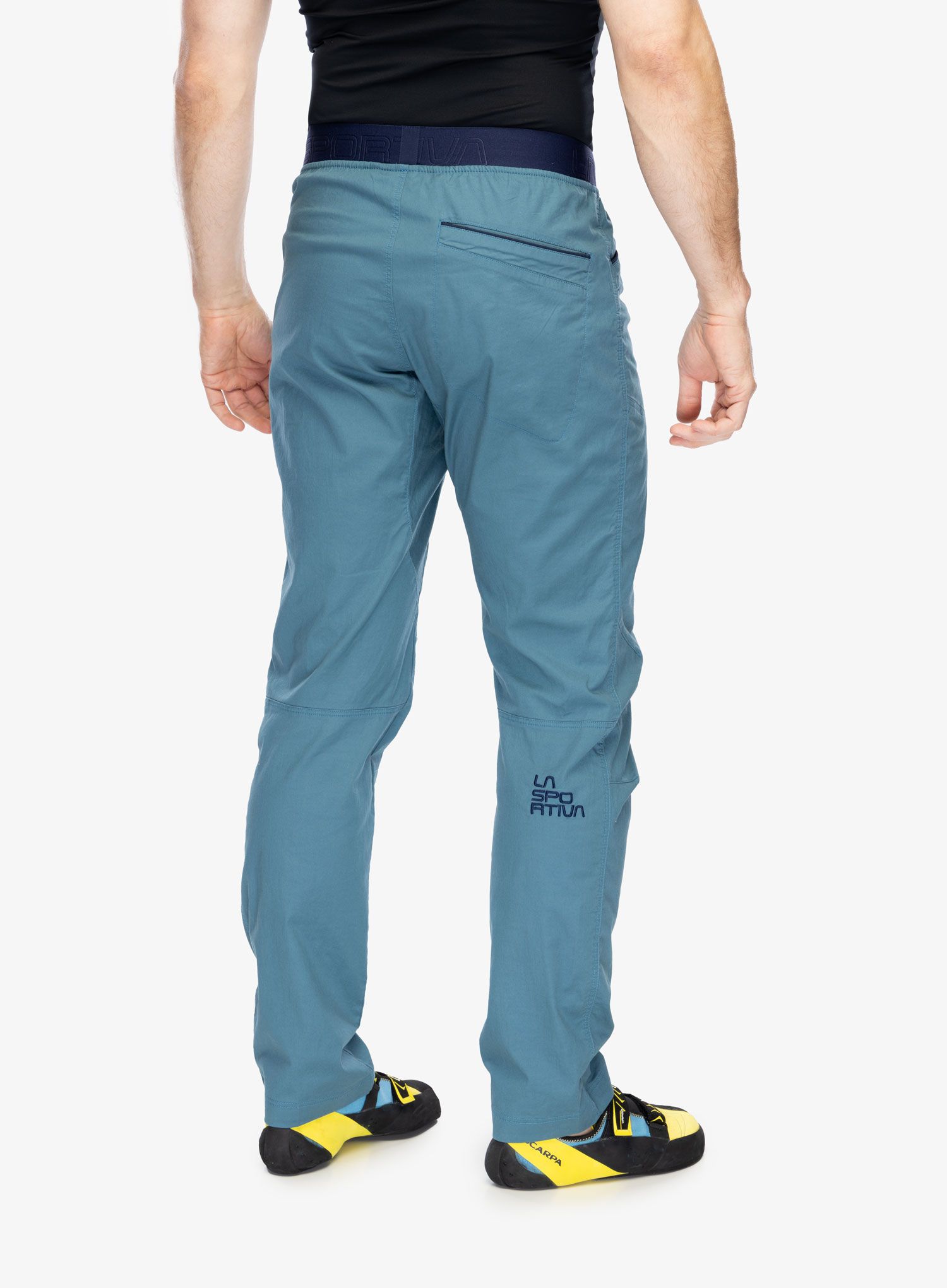 Plezalne hlače La Sportiva Roots Pant - hurricane/deep sea