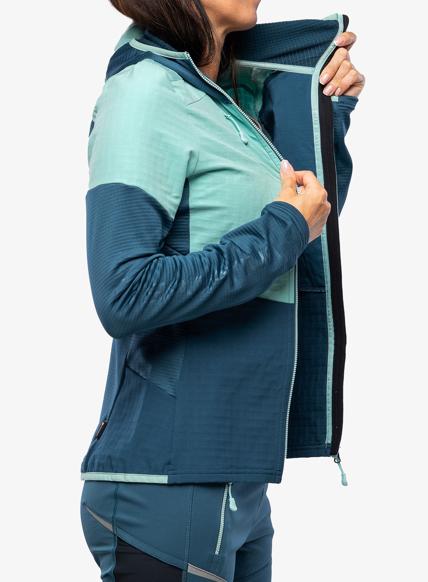 Ženska jopica La Sportiva Session Tech Hoody - storm blue/iceberg