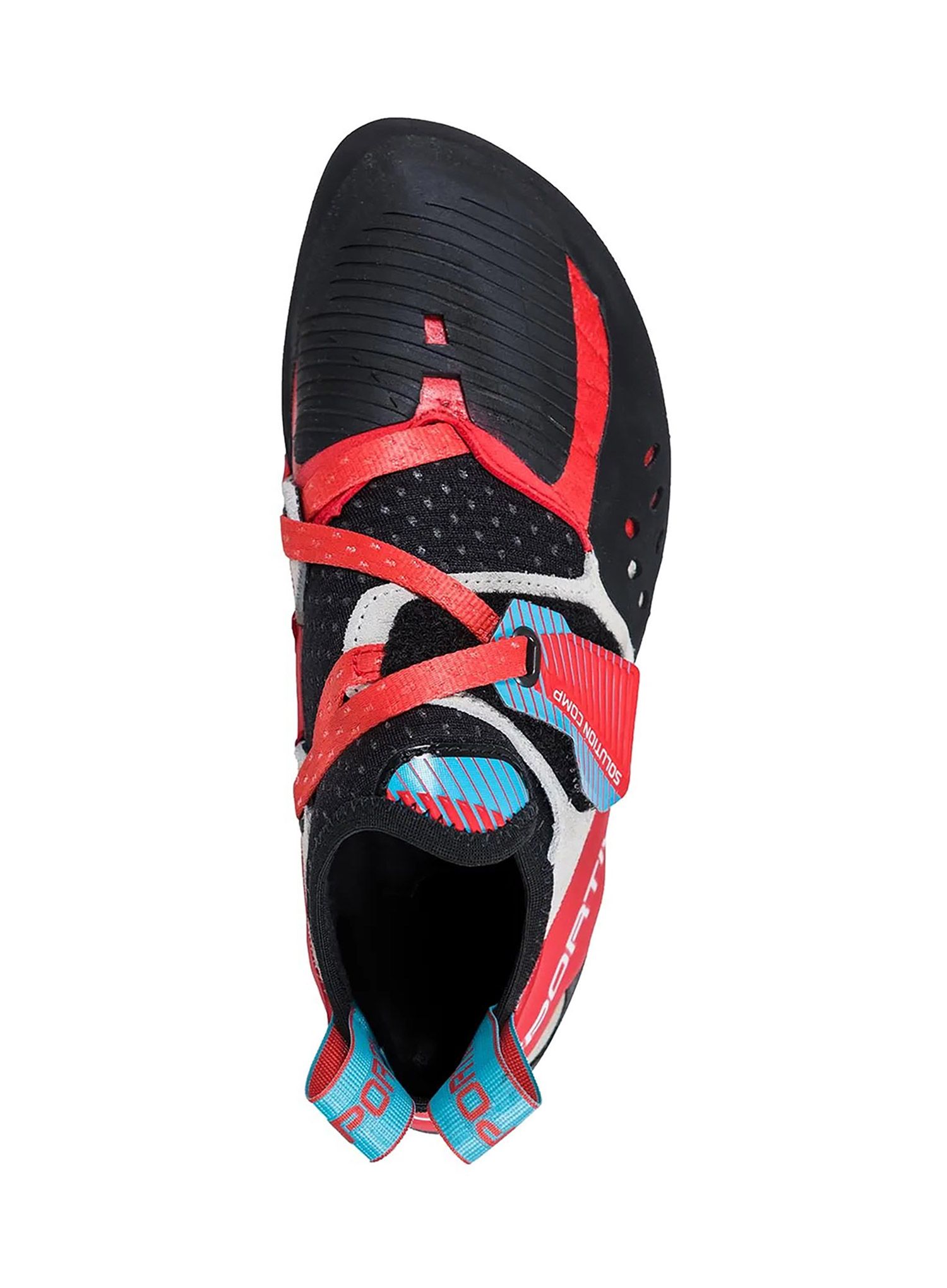Ženski plezalni čevlji La Sportiva Solution Comp - hibiscus/malibu blue