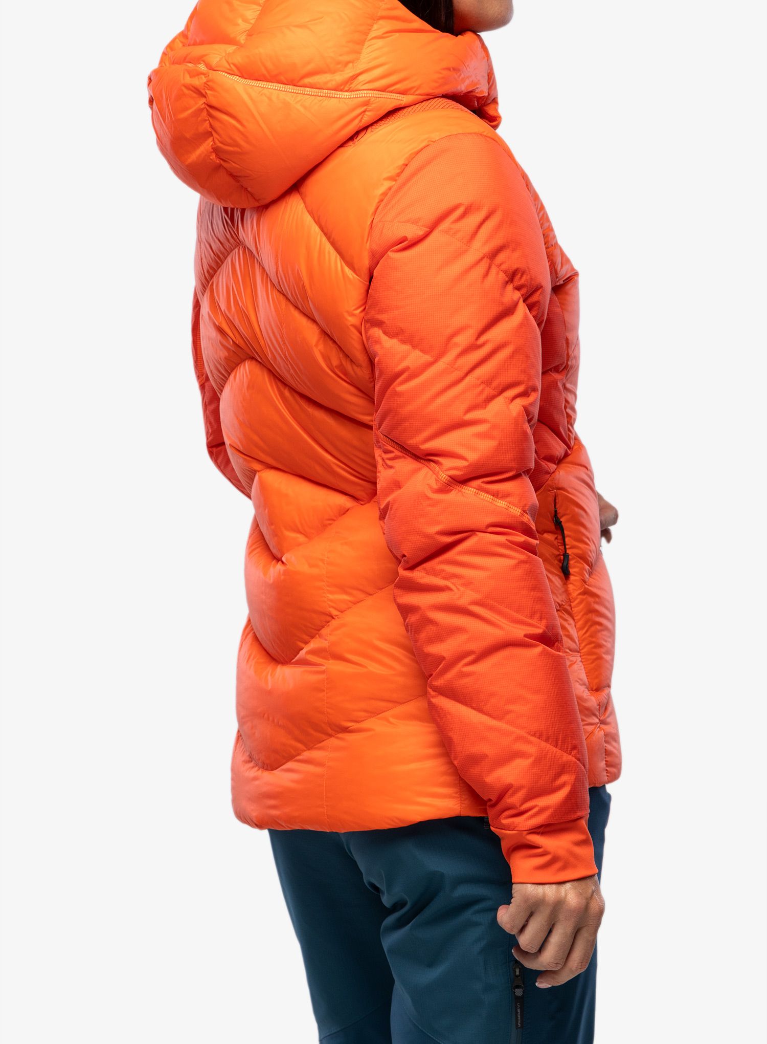 Ženska puhovka La Sportiva Supercouloir 1000 Down Jacket - cherry tomato/carbon