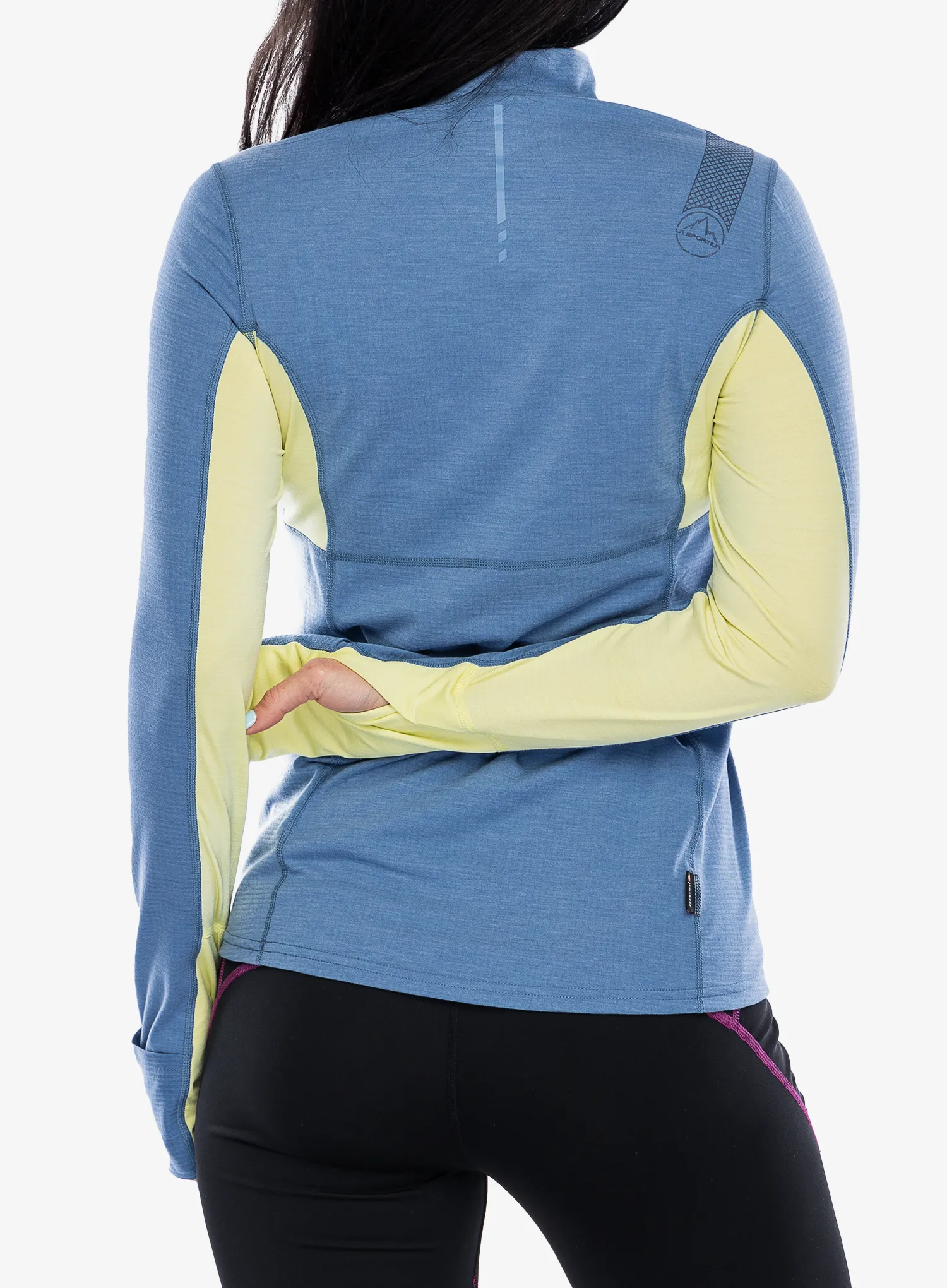 Ženska jopica La Sportiva Swift Long Sleeve - moonlight/zest