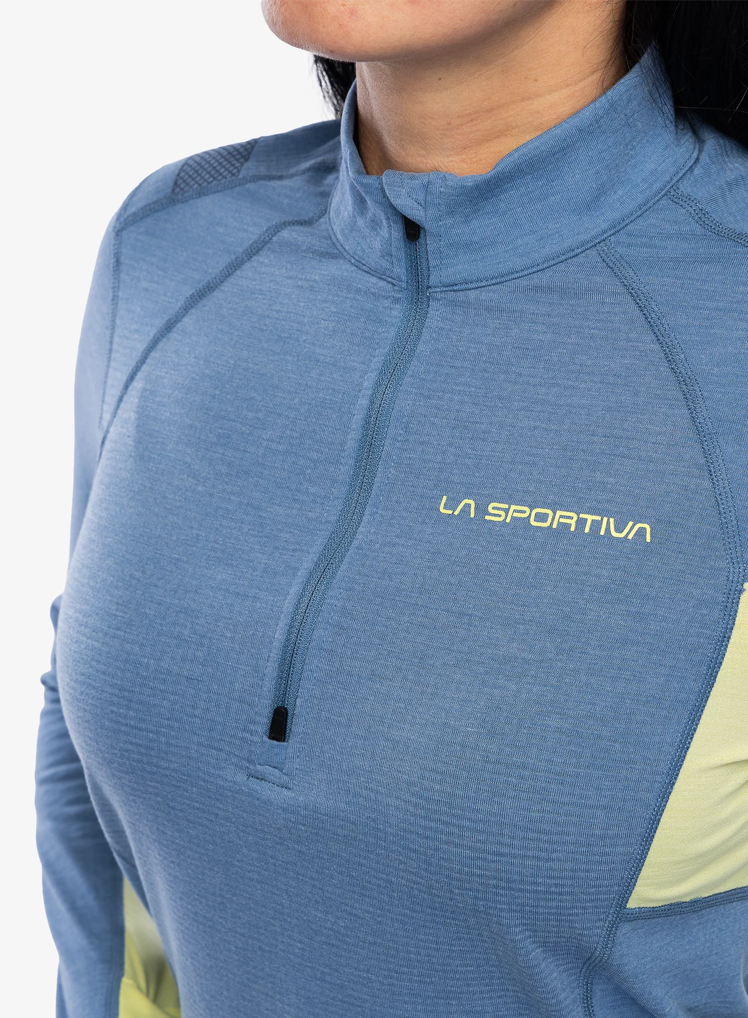 Ženska jopica La Sportiva Swift Long Sleeve - moonlight/zest