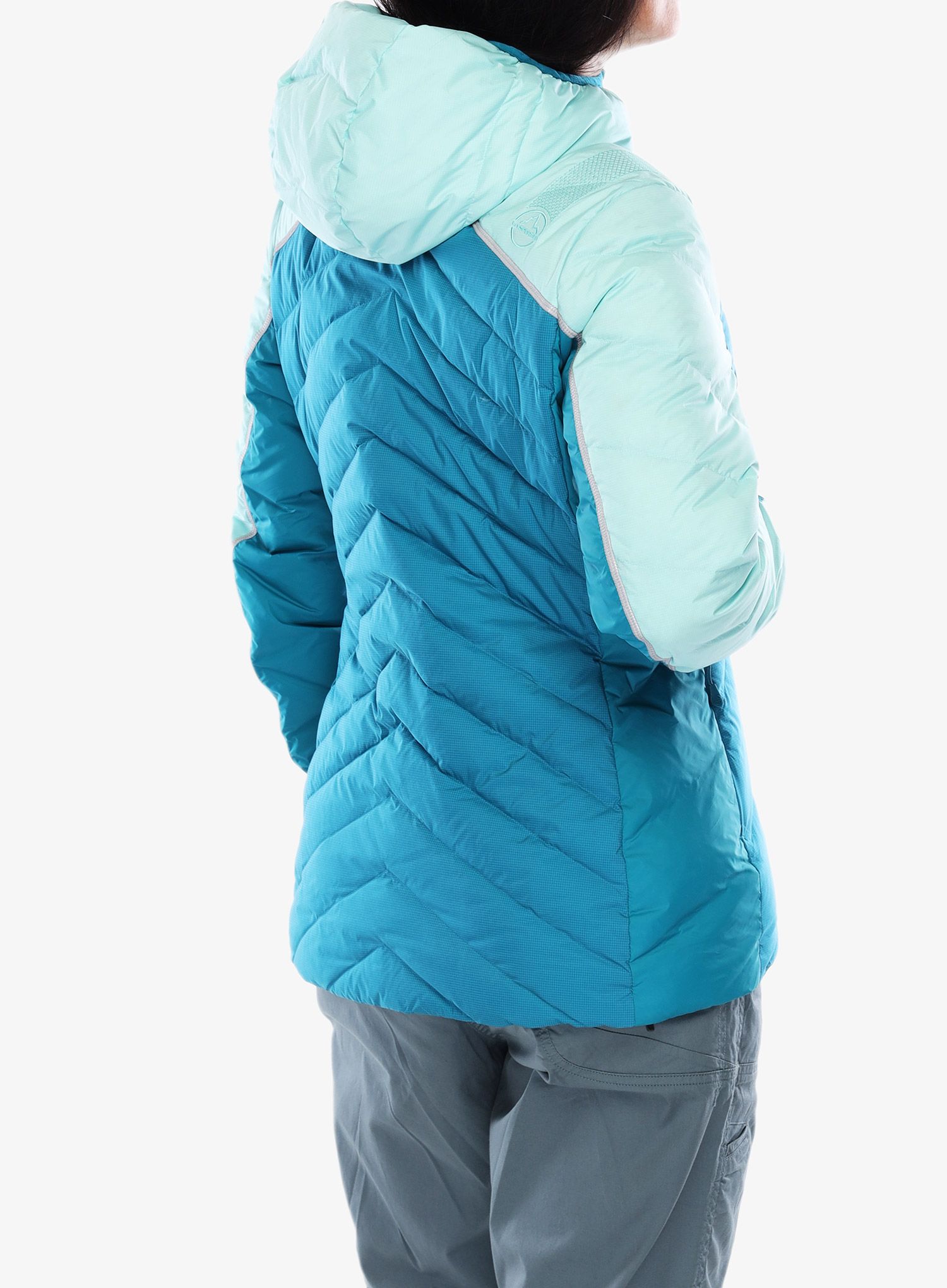 Puhovka La Sportiva Titan Down Jacket - crystal/turquoise