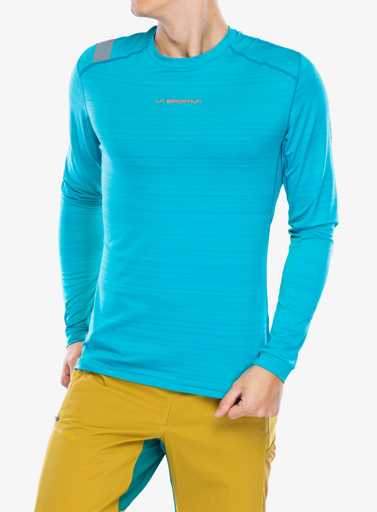 Termo flis jopa La Sportiva Tour Long Sleeve - tropic blue/bamboo