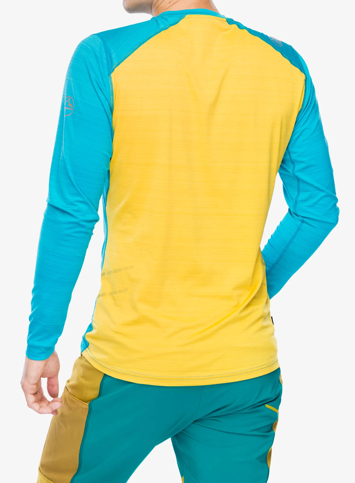 Termo flis jopa La Sportiva Tour Long Sleeve - tropic blue/bamboo