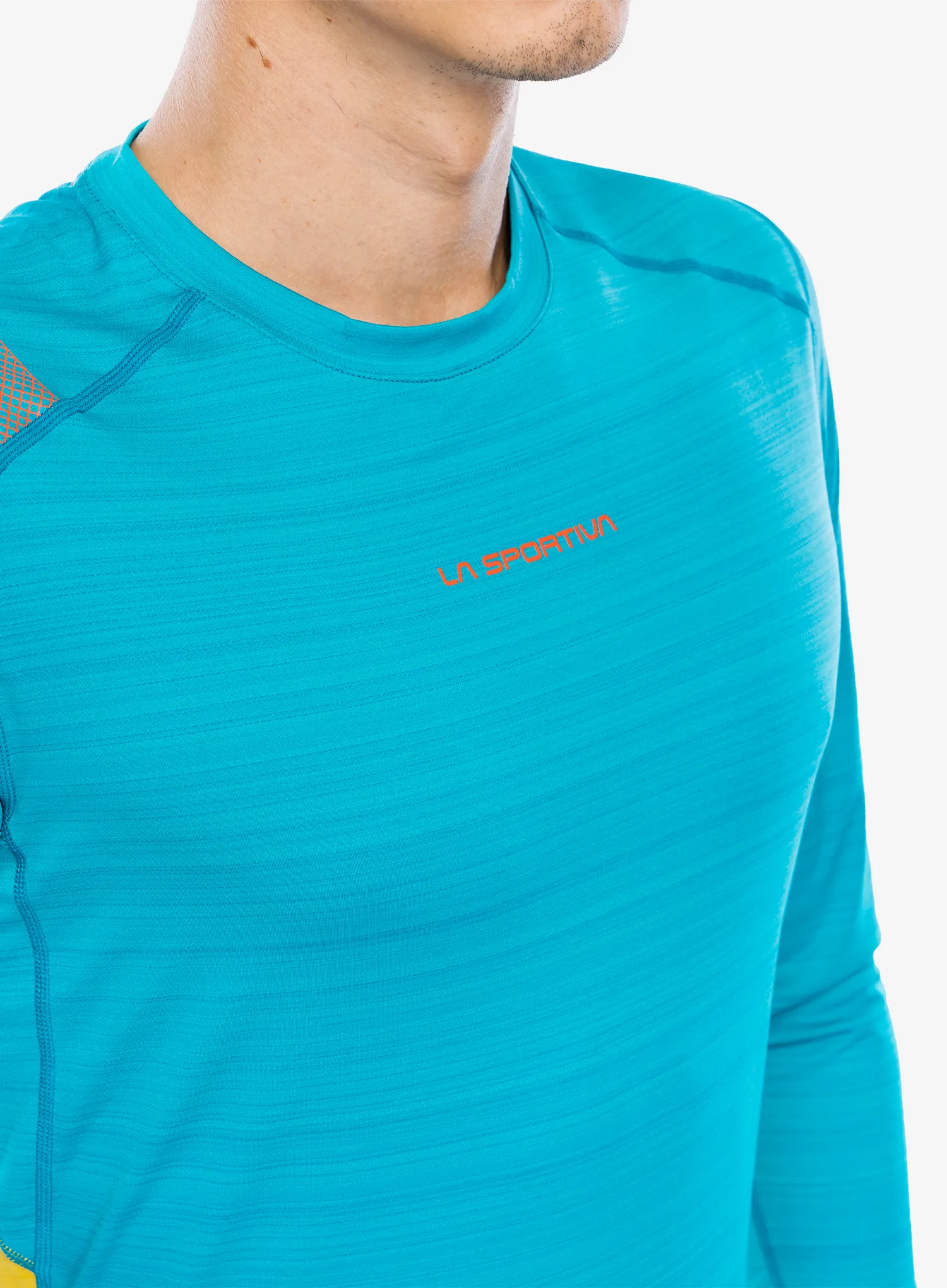 Termo flis jopa La Sportiva Tour Long Sleeve - tropic blue/bamboo
