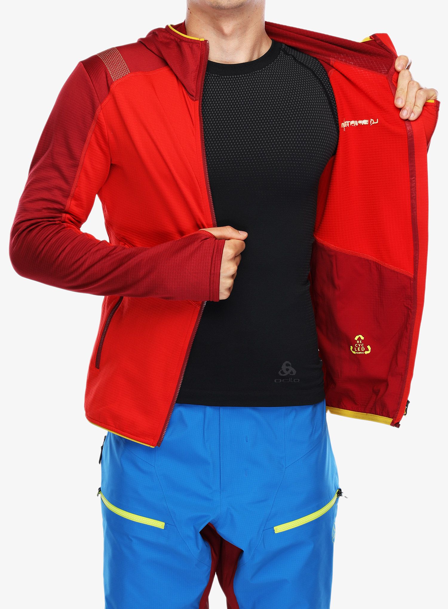 Jopica s kapuco La Sportiva Upendo Hoody - sunset/sangria