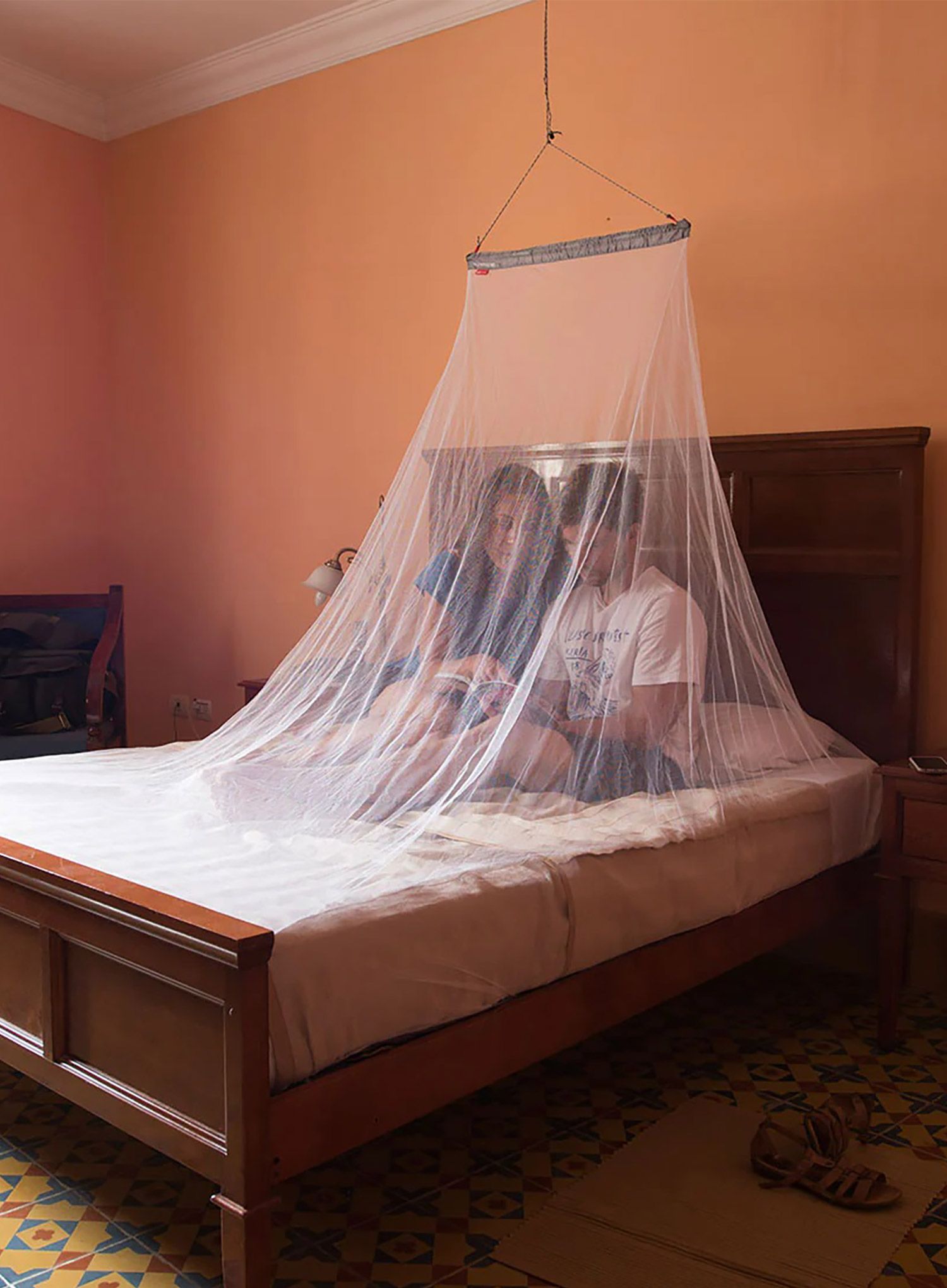 Mreža proti komarjem Lifesystems MicroNet Mosquito Net Double - white