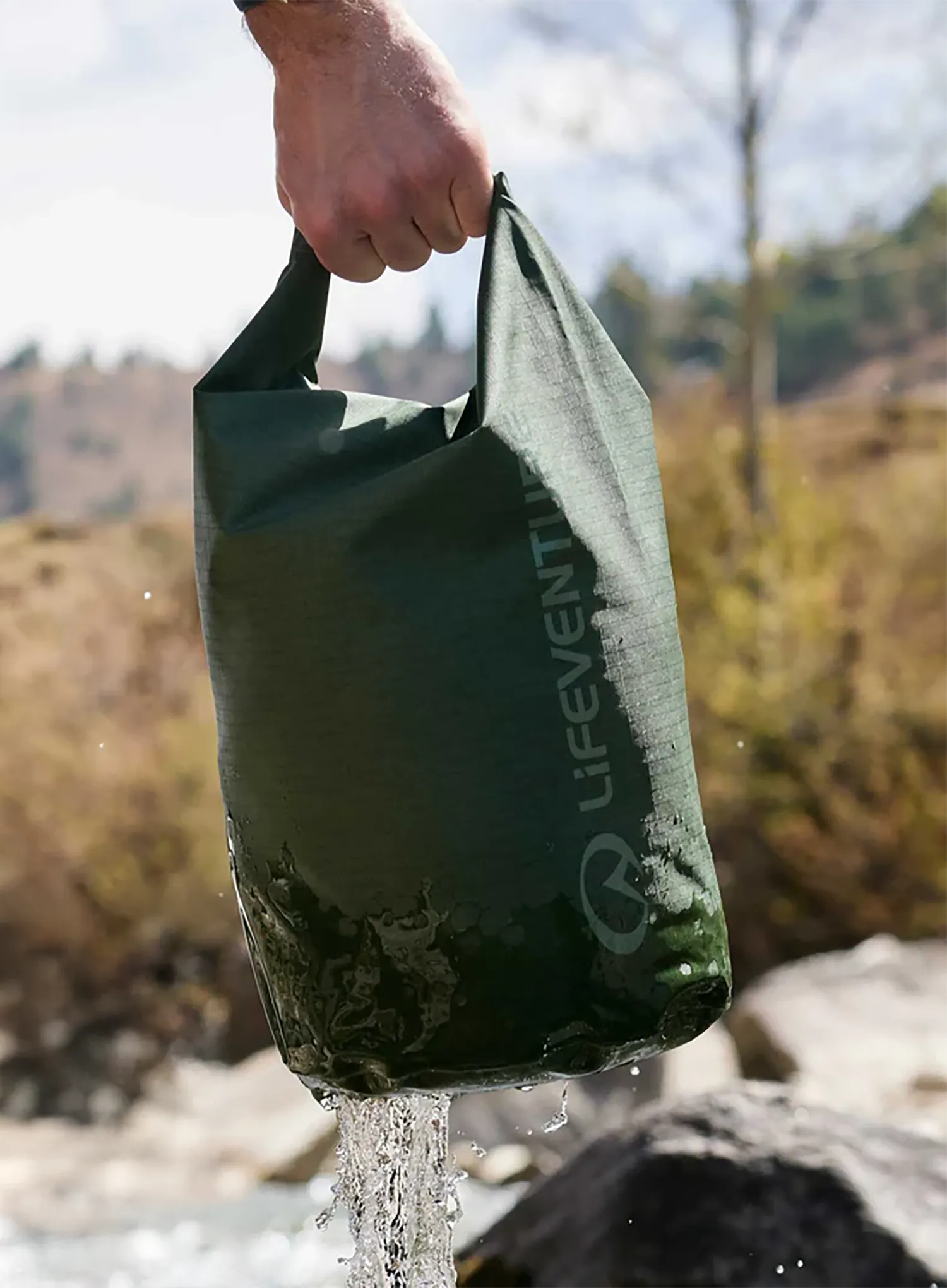 Vreča za opremo Lifeventure Storm Dry Bag 10 L - green