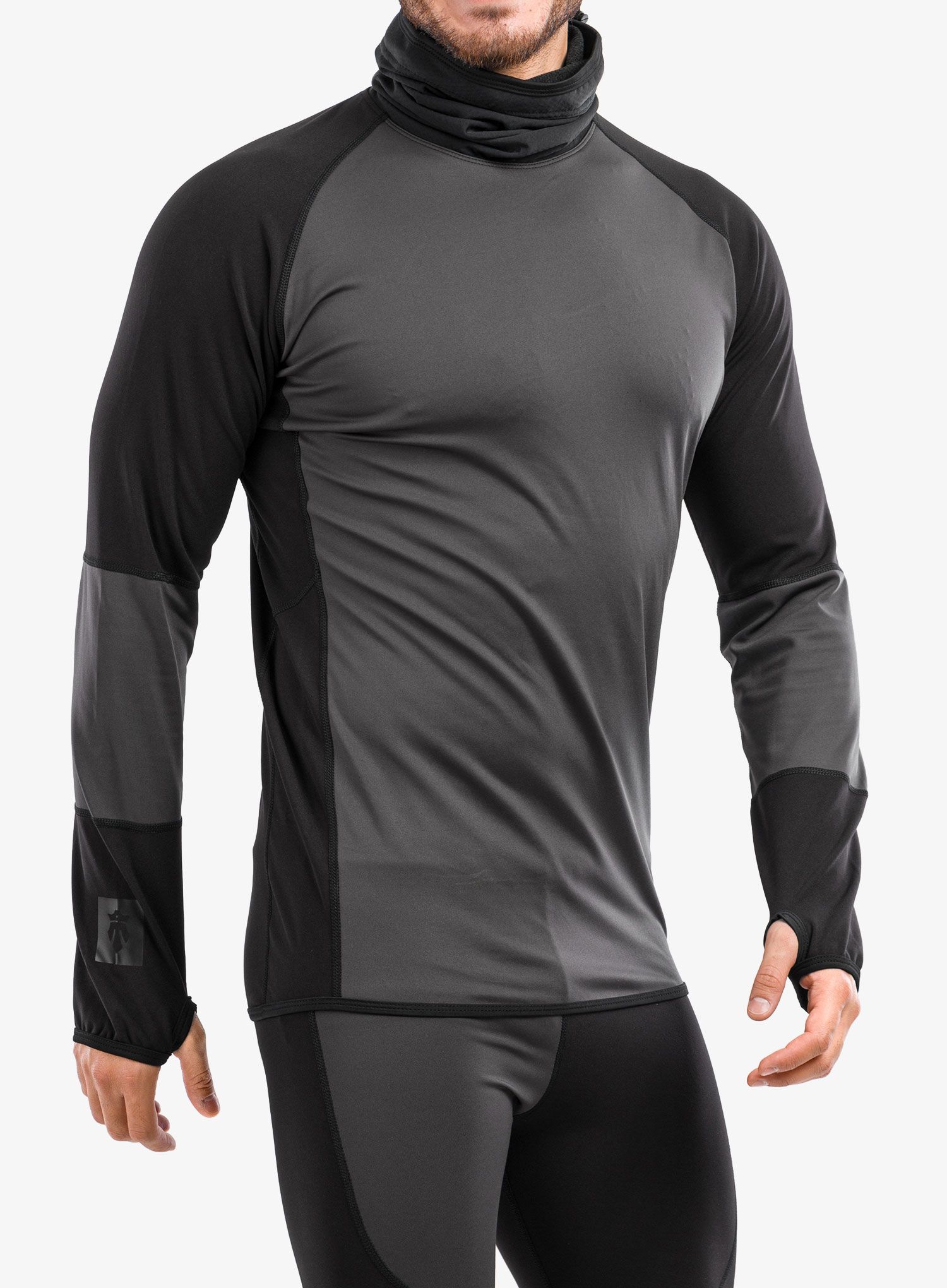 Termo flis jopa Majesty Surface Base Layer Top - black/graphite