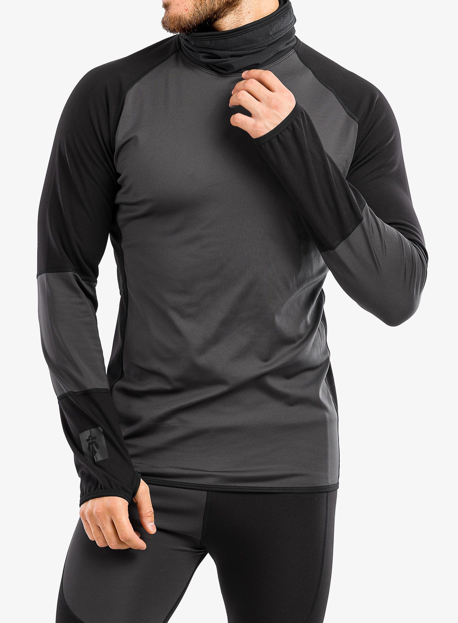Termo flis jopa Majesty Surface Base Layer Top - black/graphite