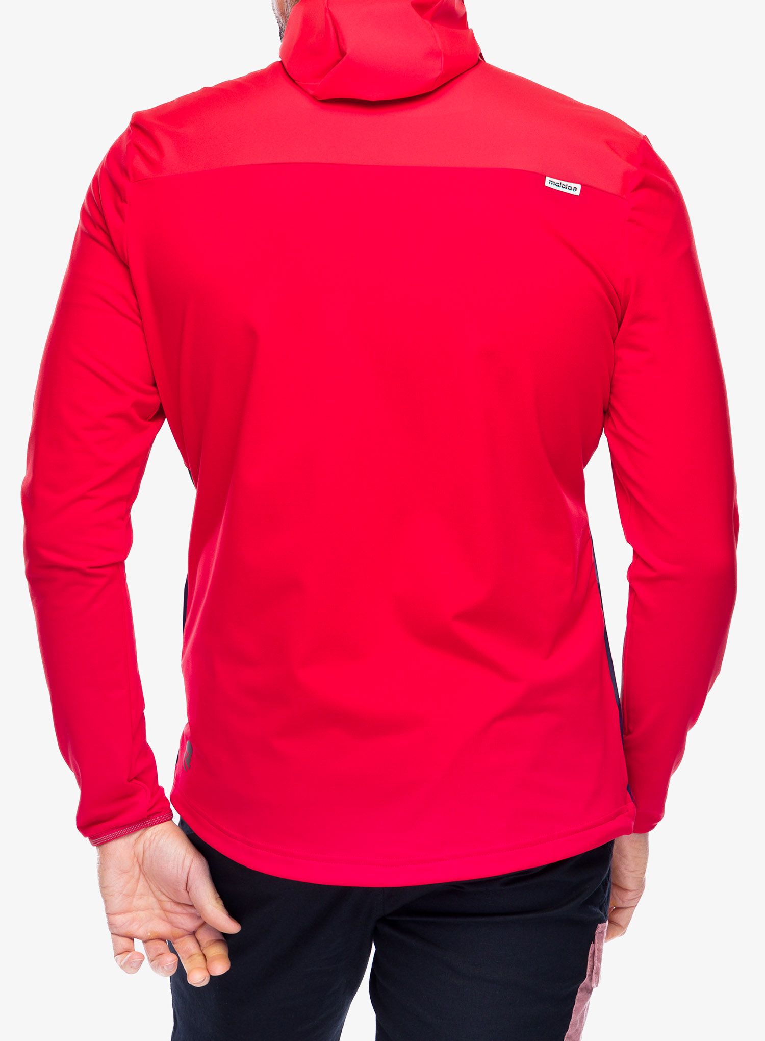 Jakna Maloja Beifuss Printed - fire red mtn range