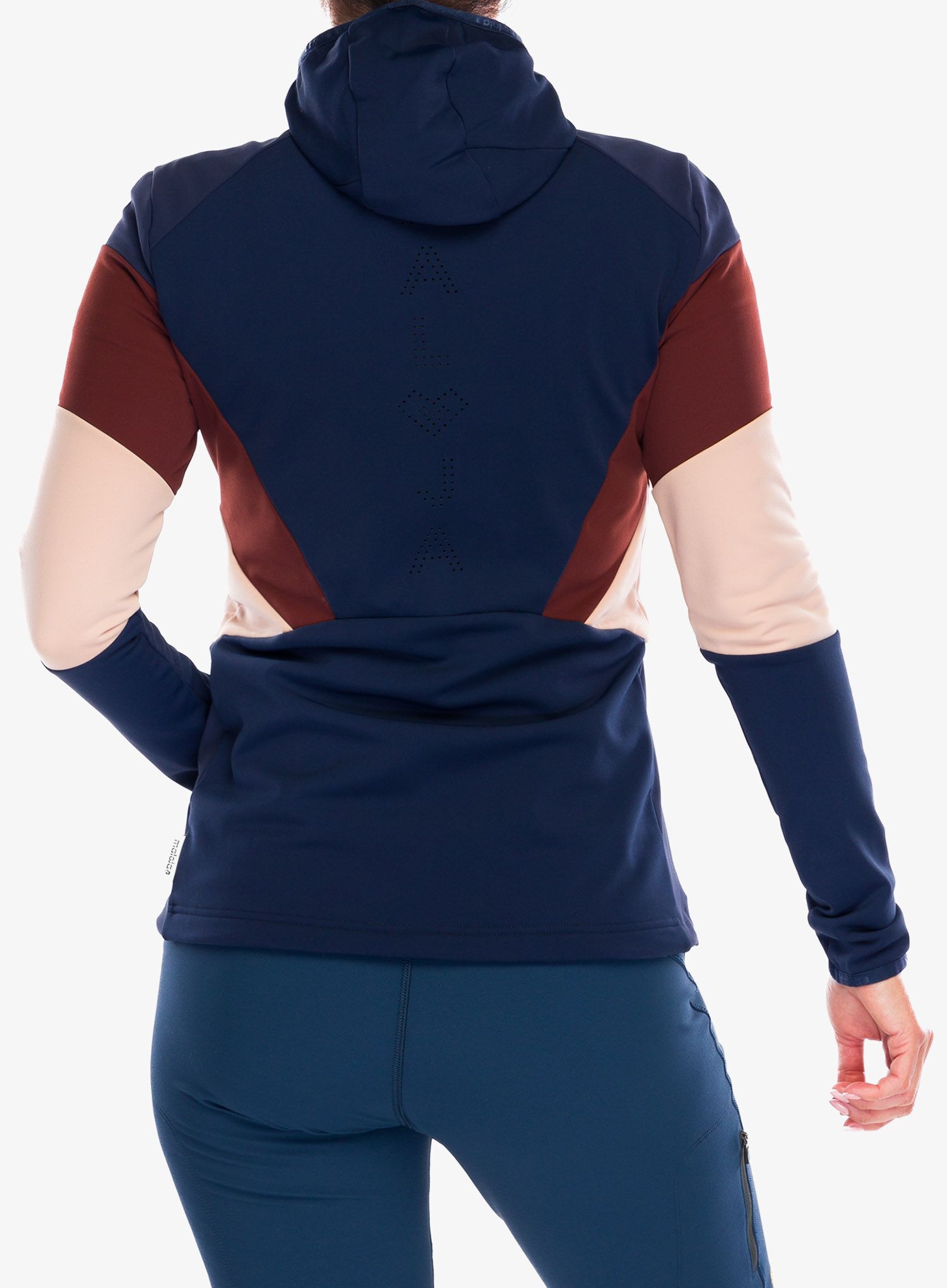 Ženski softshell Maloja Geranium - night sky multi