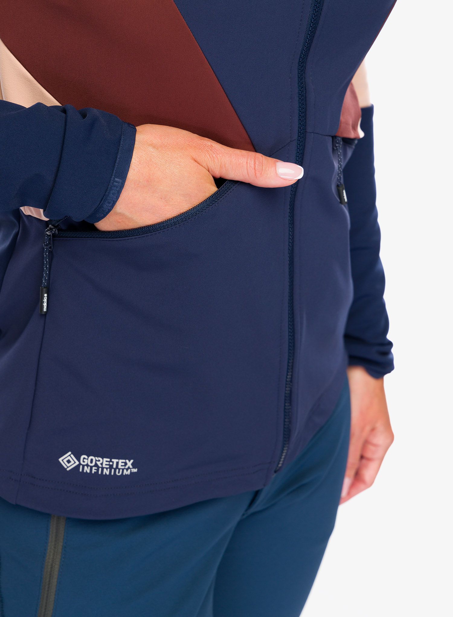 Ženski softshell Maloja Geranium - night sky multi