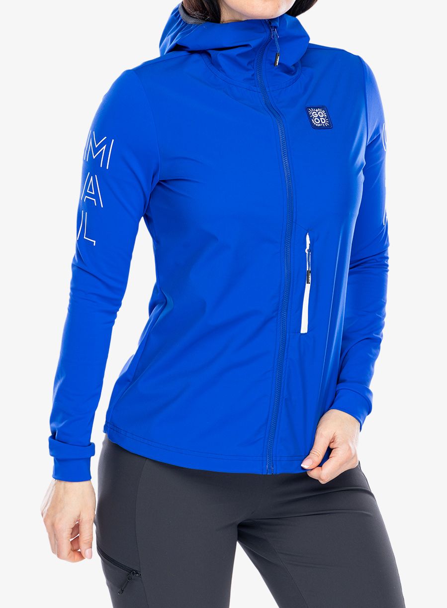 Ženska softshell jakna Maloja Sennes - bright cobalt