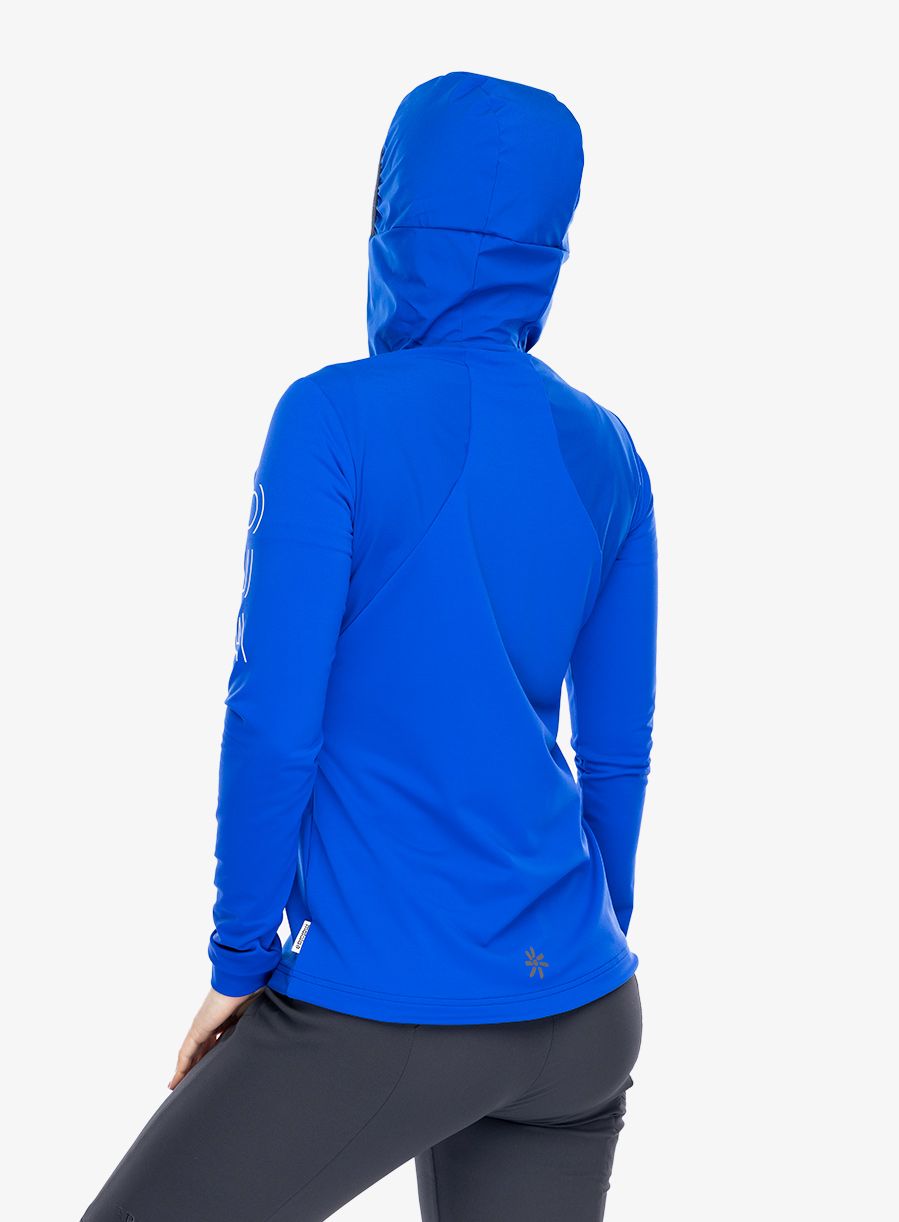 Ženska softshell jakna Maloja Sennes - bright cobalt