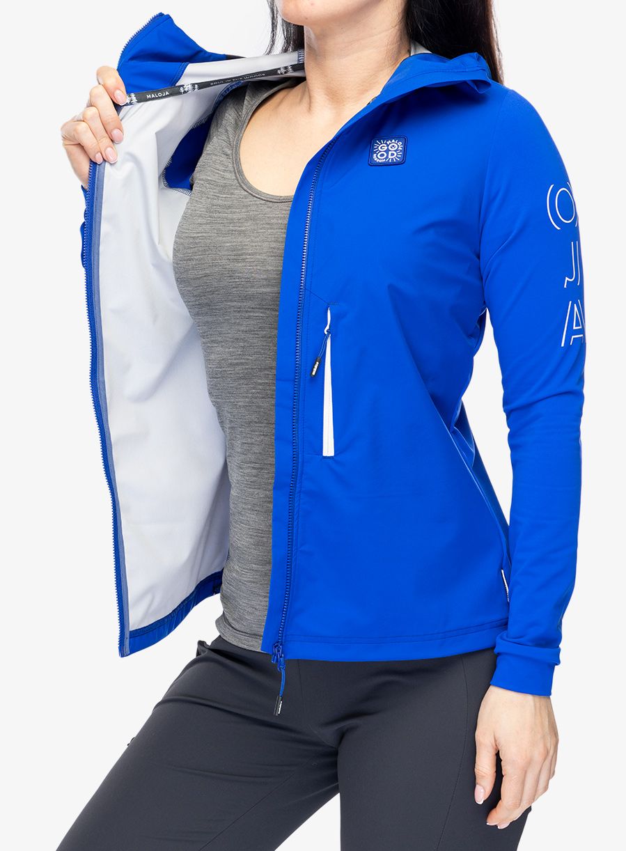 Ženska softshell jakna Maloja Sennes - bright cobalt