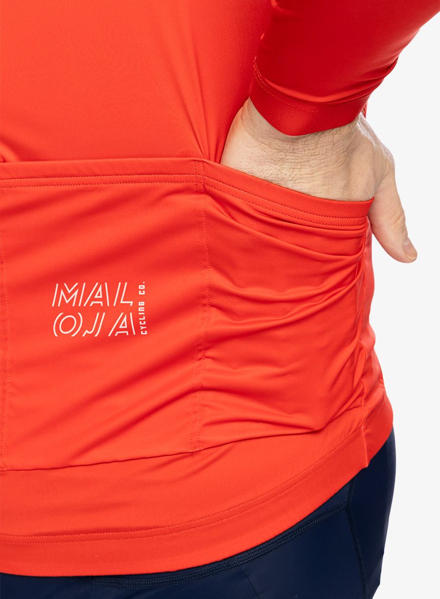 Kolesarska jopa Maloja Solagna 1/1 - fire red