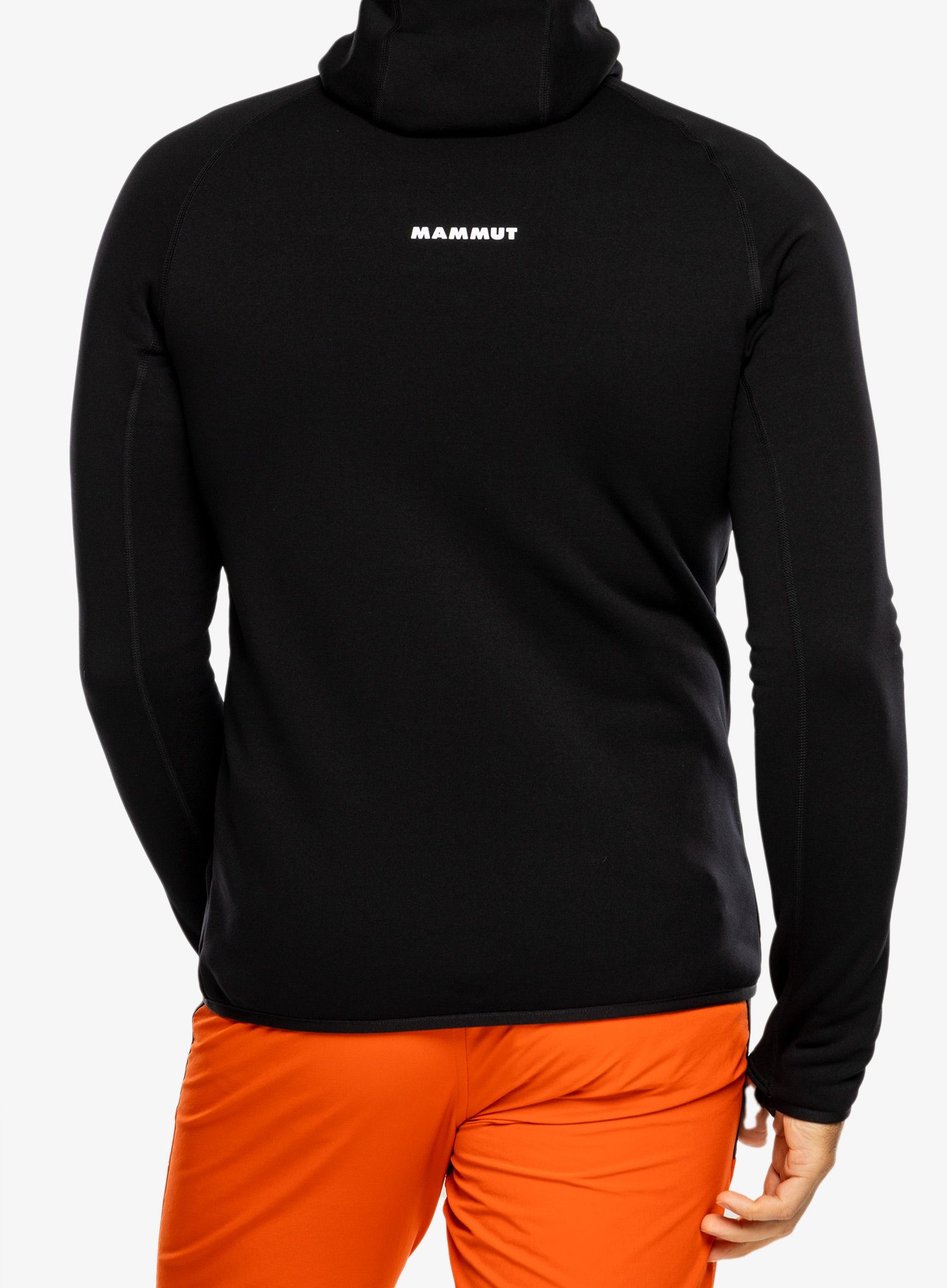 Moški flis Mammut Aconcagua ML Hooded Jacket - black