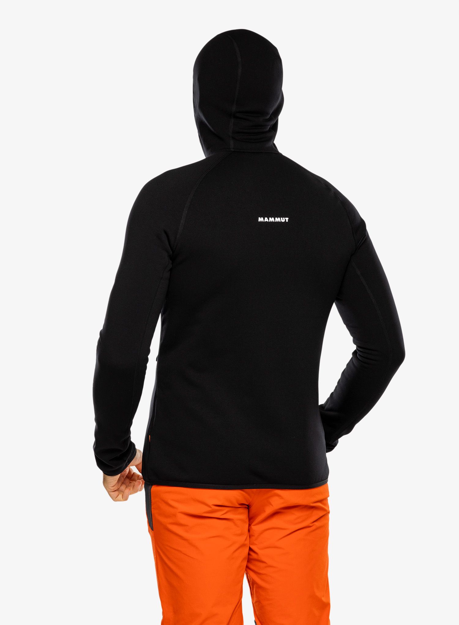 Moški flis Mammut Aconcagua ML Hooded Jacket - black
