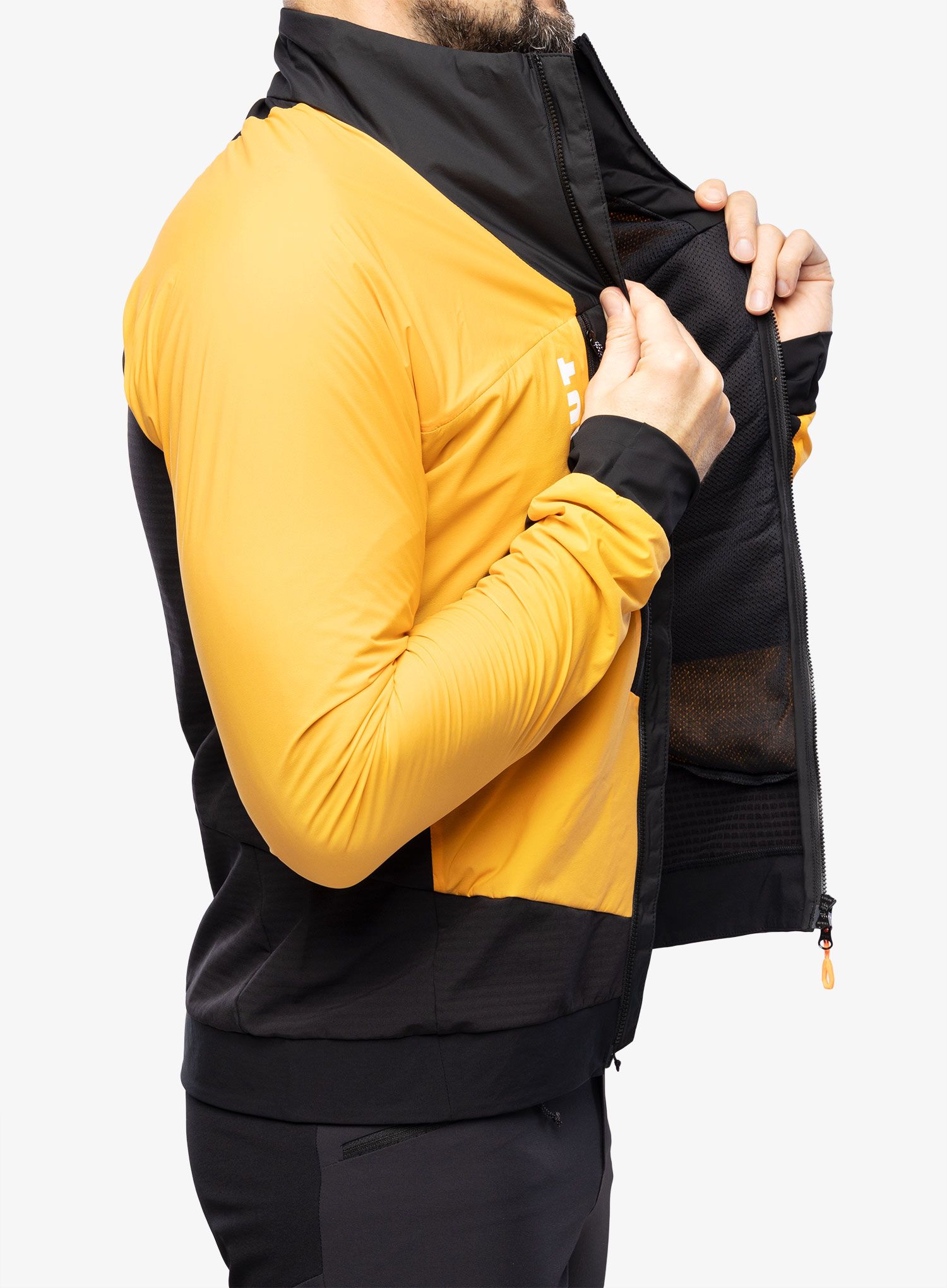 Moška jakna Mammut Aenergy IN Hybrid Jacket - tangerine/black