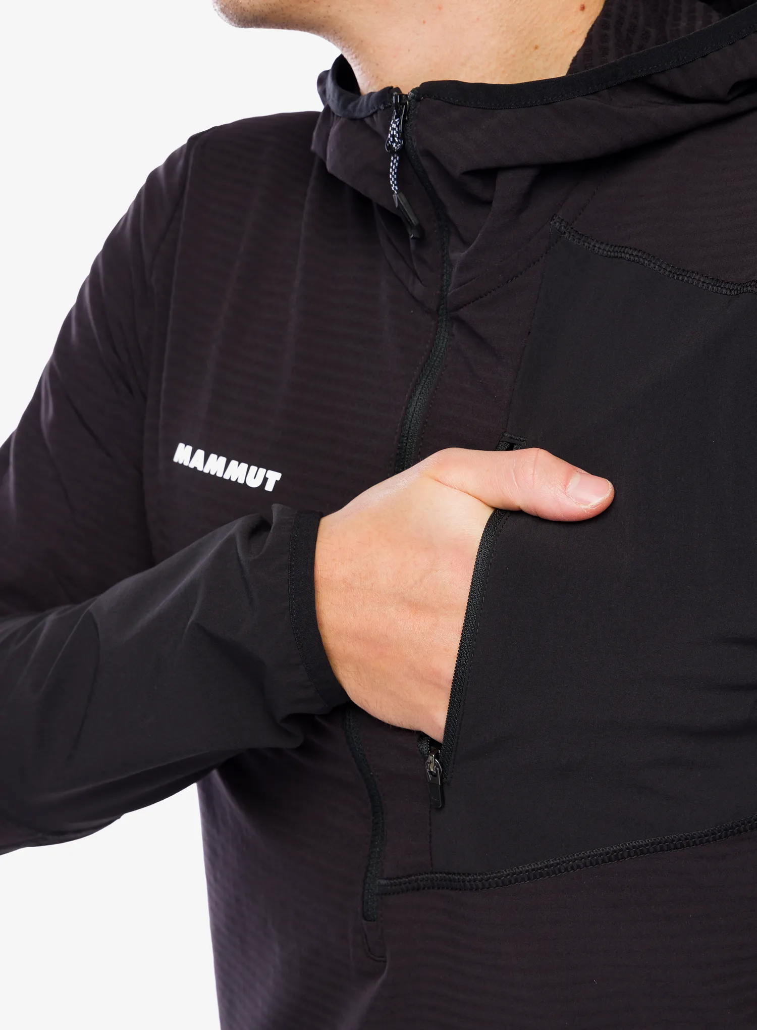 Jopica Mammut Madris Light ML Half Zip Hoody - black