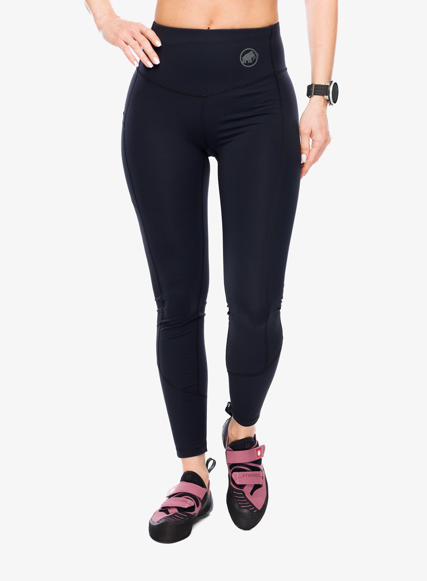 Ženske pajkice Mammut Massone Tights - black