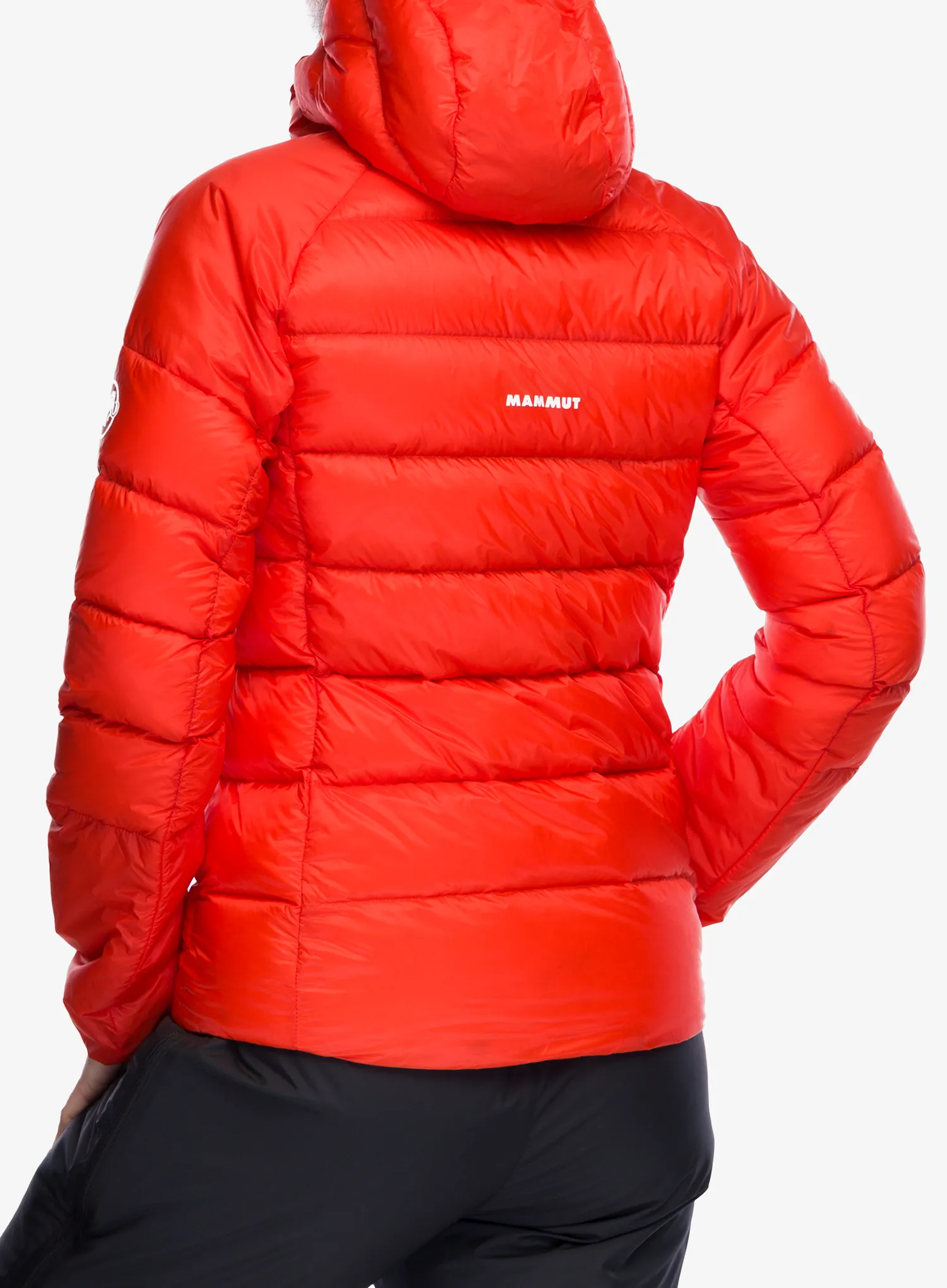 Ženska puhovka Mammut Taiss IN Hooded Jacket - mammut red