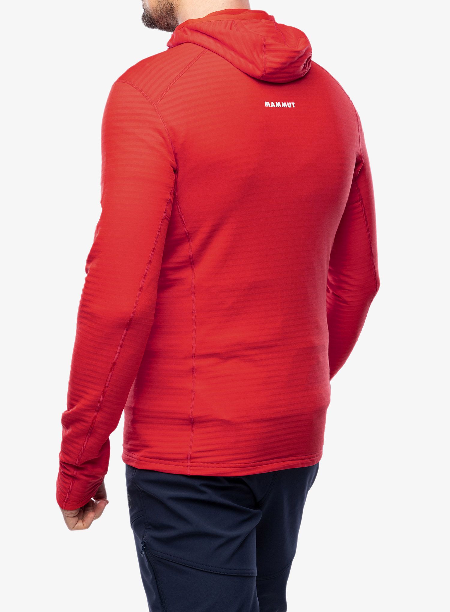 Jopica na zadrgo Mammut Taiss Light ML Hooded Jacket - mammut red