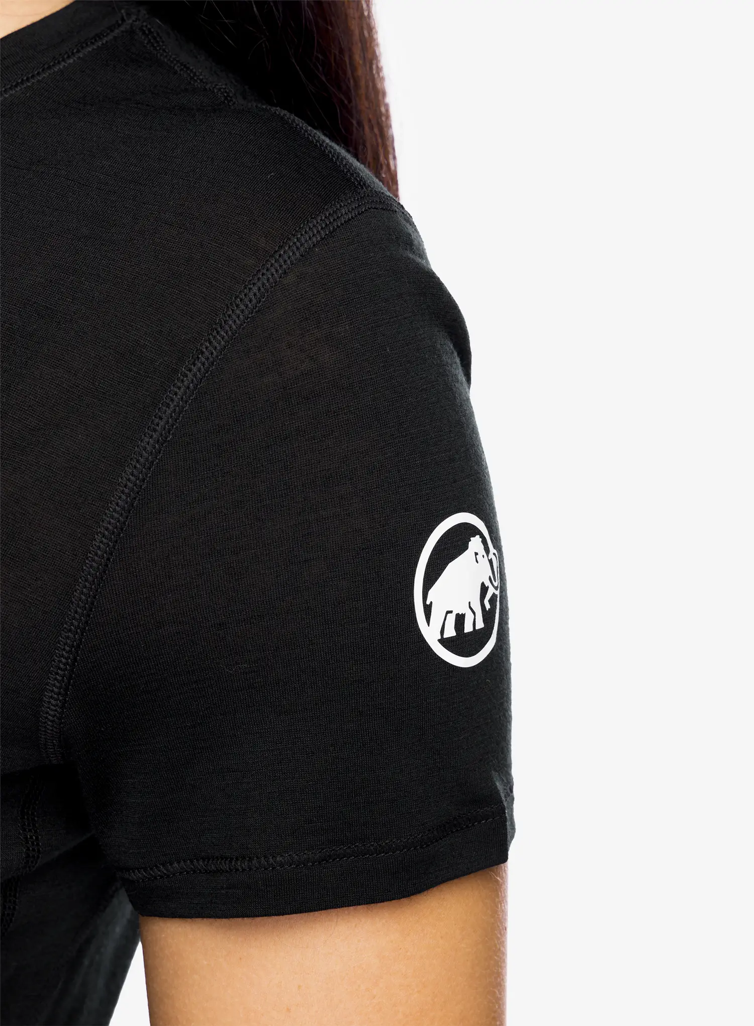 Ženska merino majica Mammut Tree Wool FL T-Shirt - black/black