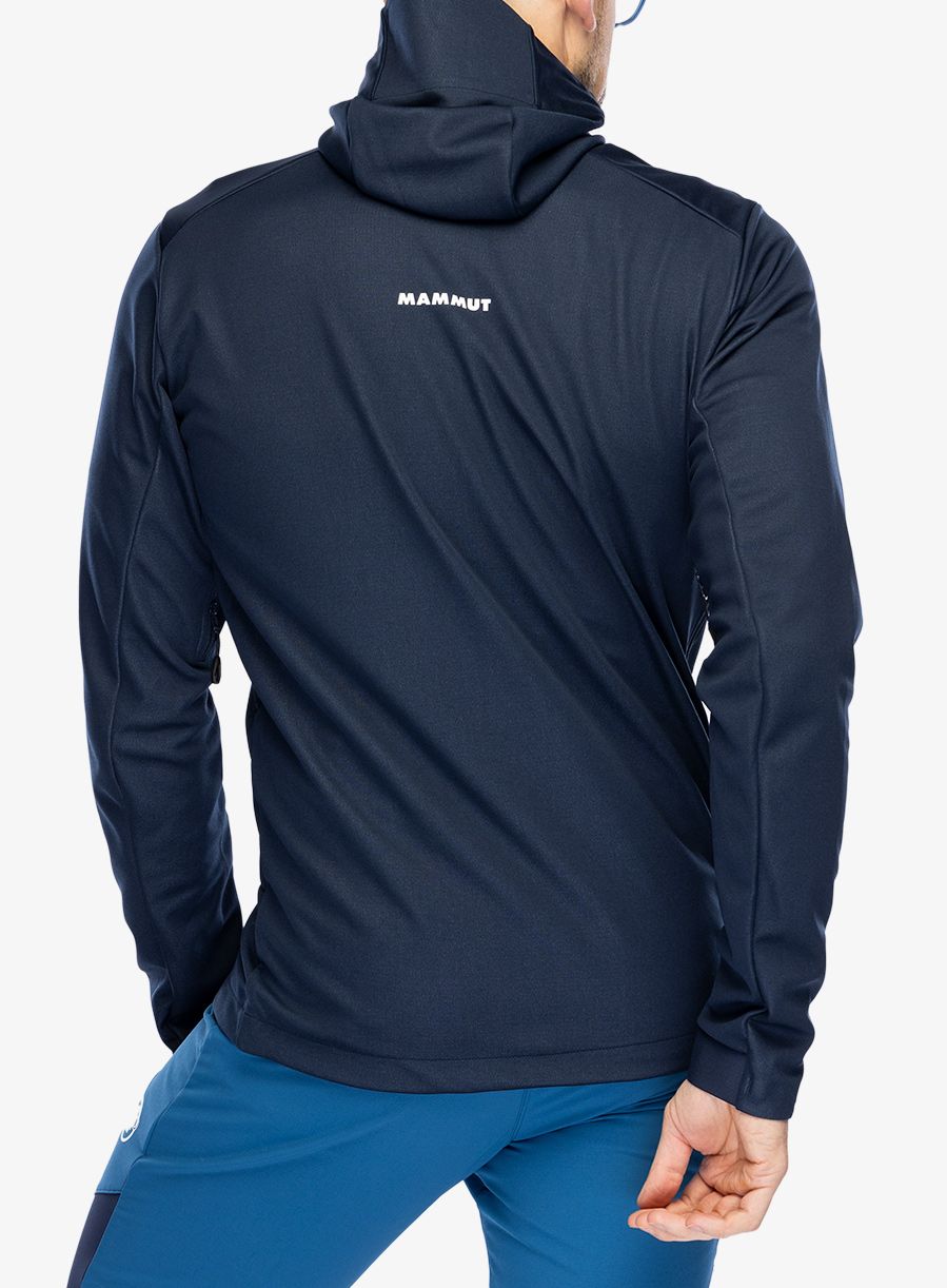Softshell jakna Mammut Ultimate VII SO Hooded Jacket - marine