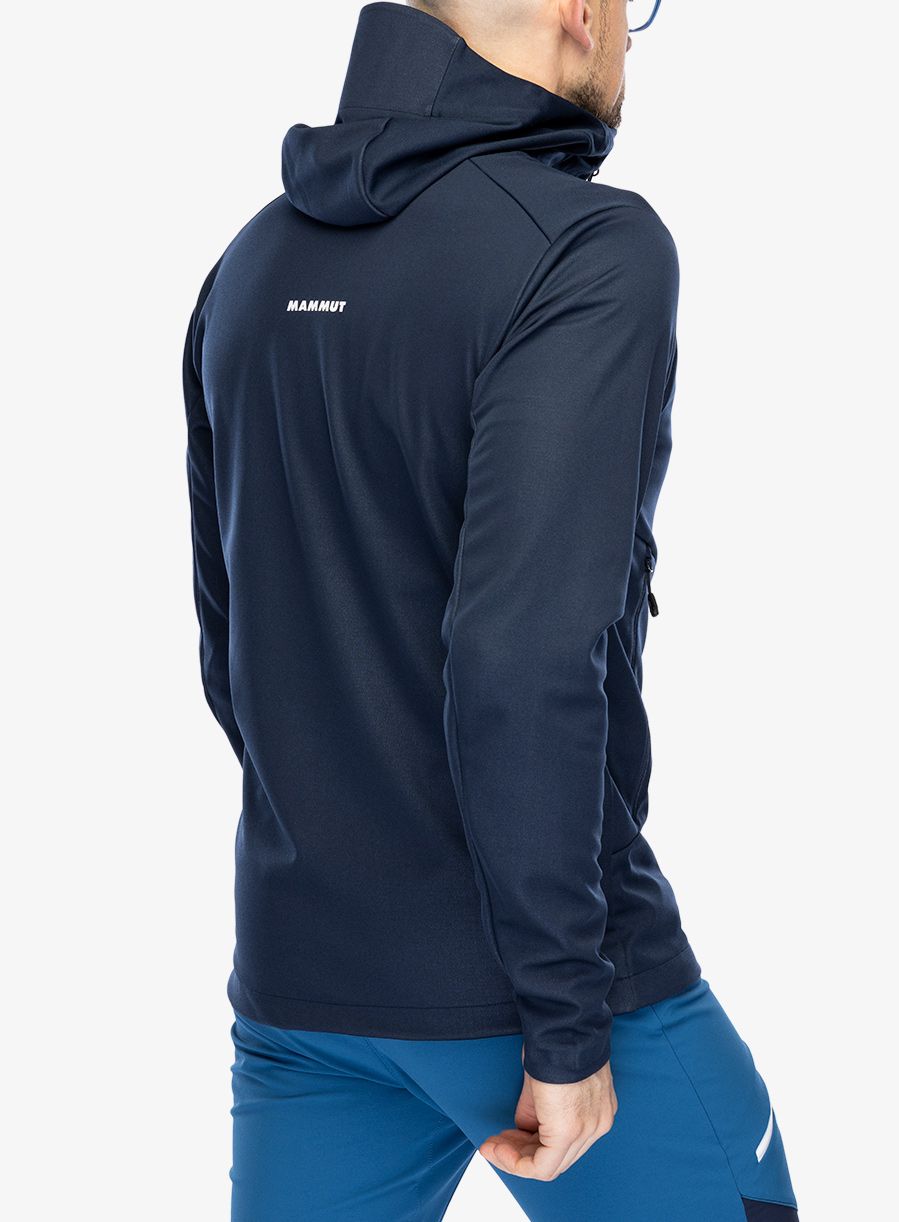Softshell jakna Mammut Ultimate VII SO Hooded Jacket - marine
