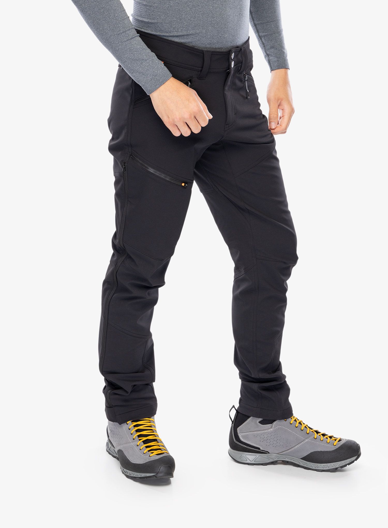 Softshell hlače Mammut Zinal Guide SO Hybrid Pants - black