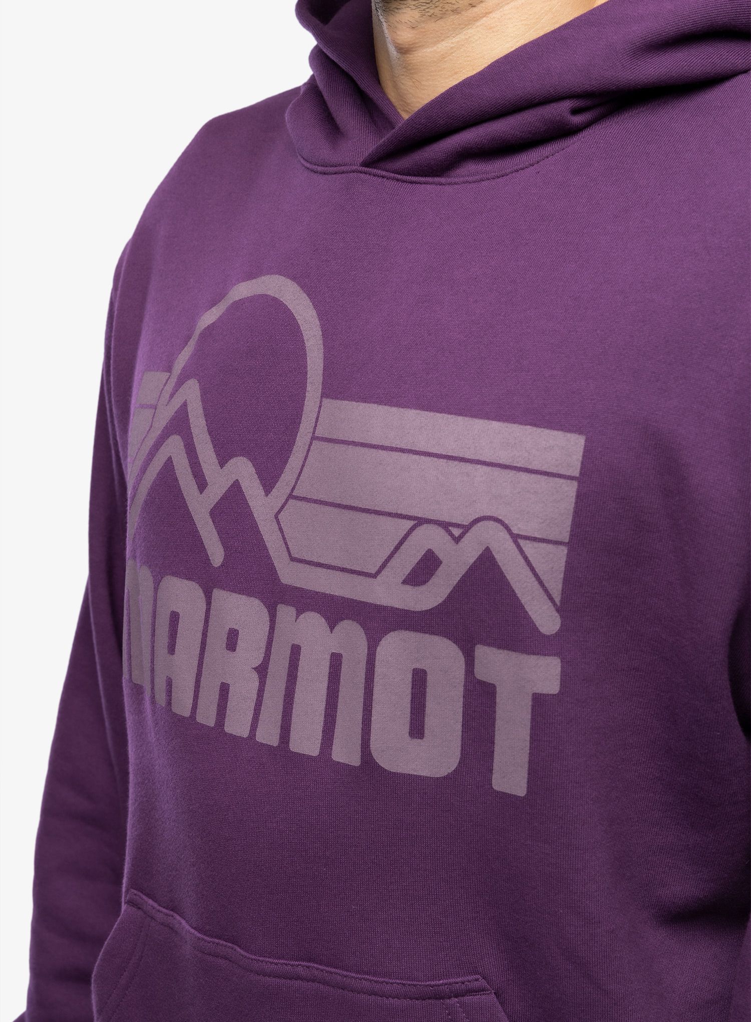 Jopica s kapuco Marmot Coastal Hoody - purple fig