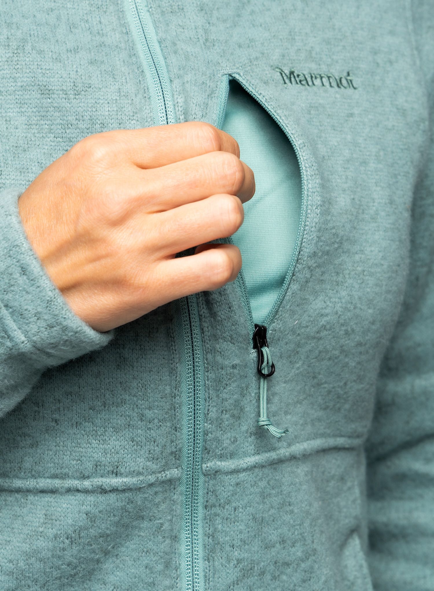 Ženska jopica Marmot Drop Line Jacket - blue agave