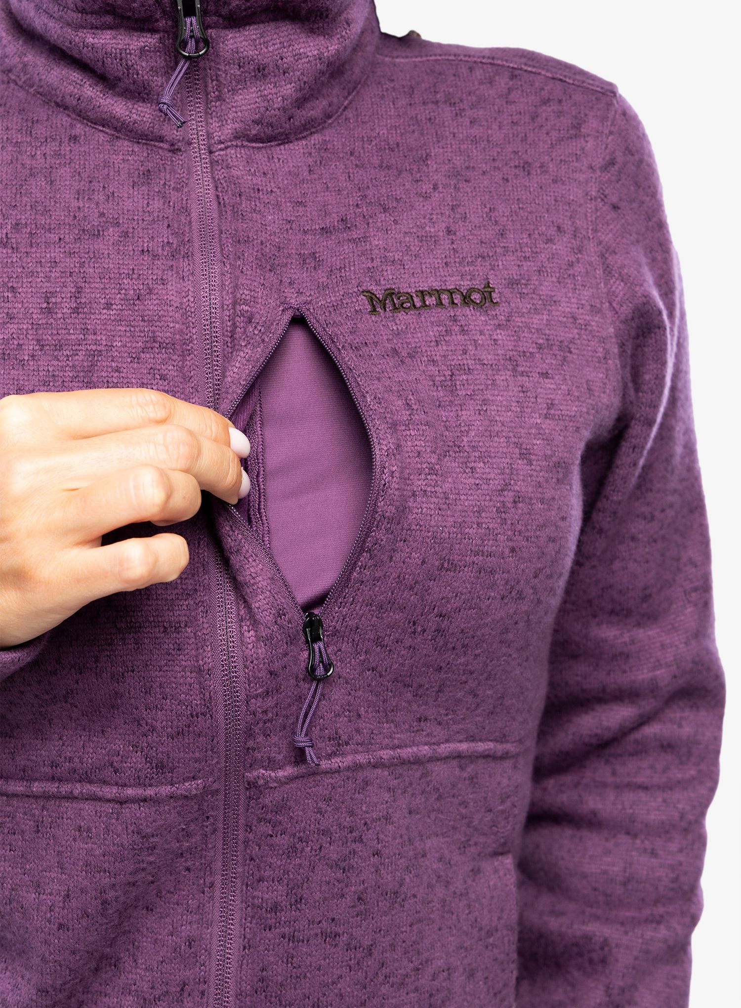 Ženska jopica Marmot Drop Line Jacket - purple fig