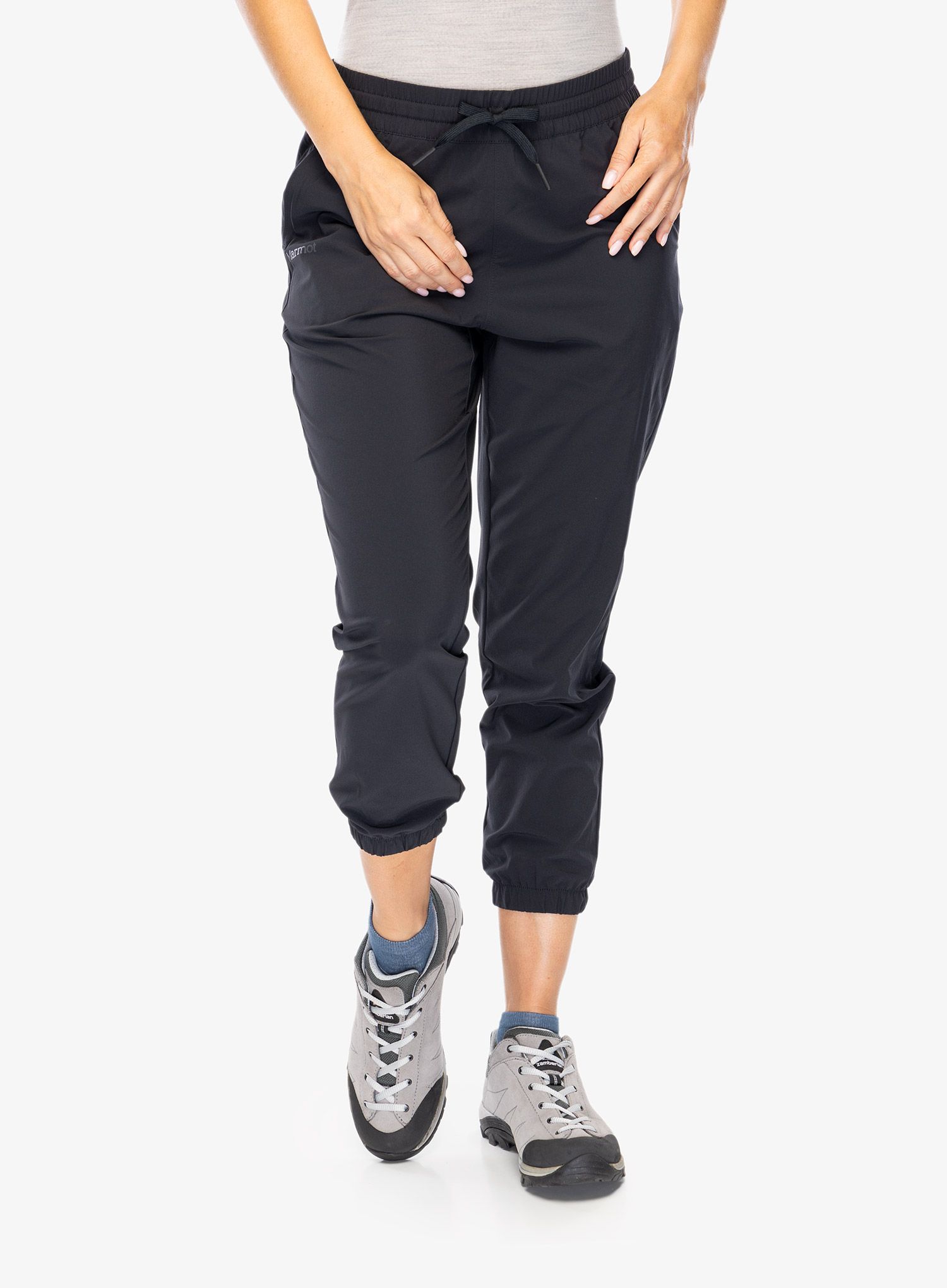 Ženske pohodniške hlače Marmot Elda Jogger - black