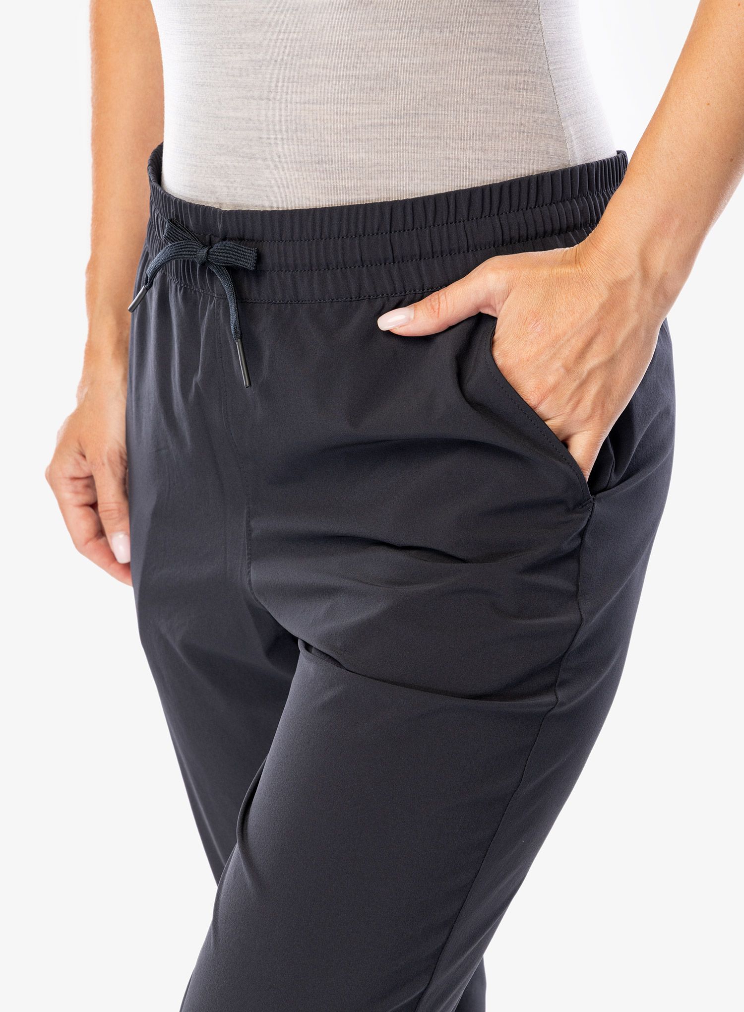 Ženske pohodniške hlače Marmot Elda Jogger - black