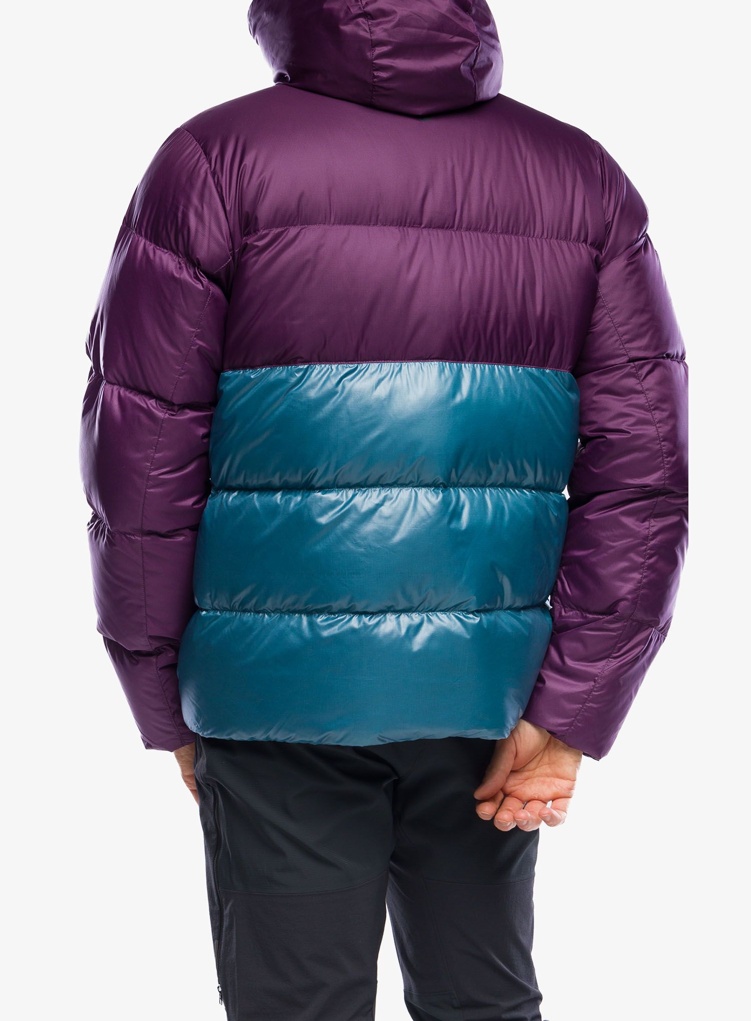 Sintetična jakna Marmot Guides Down Hoody - purple fig/moon river