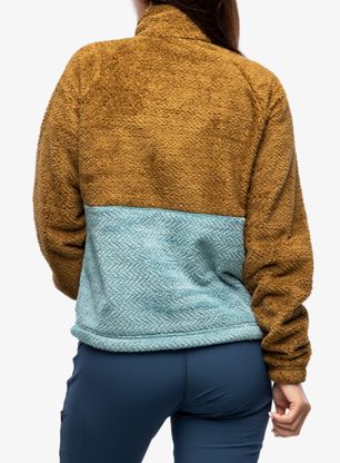 Ženska jopica Marmot Homestead Fleece 1/2 Zip - hazel/blue agave