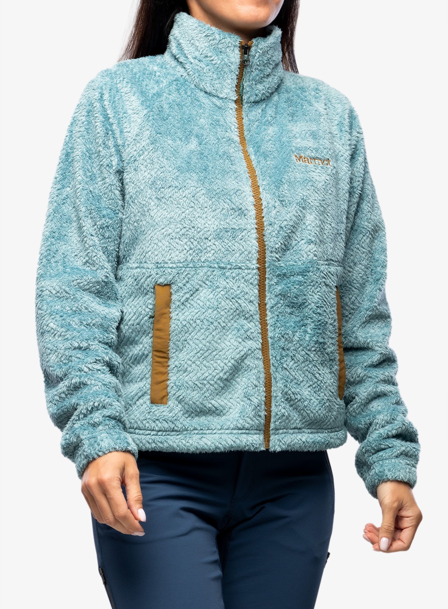 Ženski flis Marmot Homestead Fleece Jacket - blue agave